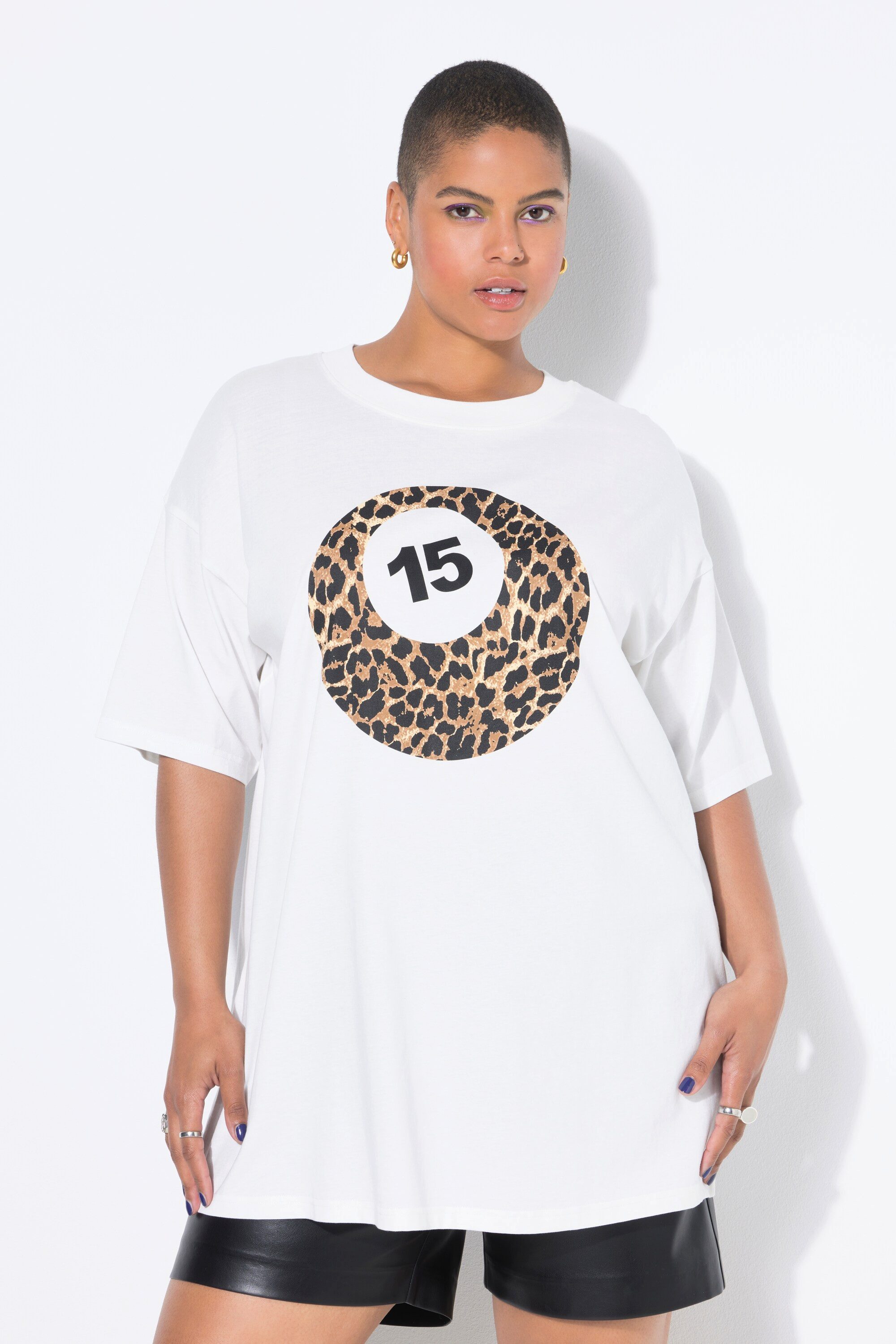 Studio Untold T-Shirt T-Shirt oversized Billardkugel Halbarm günstig online kaufen