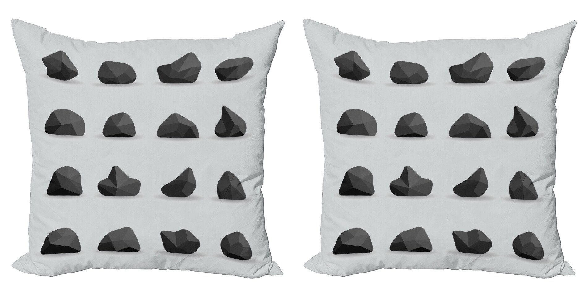 Kissenbezüge Modern Accent Doppelseitiger Digitaldruck, Abakuhaus (2 Stück), Rock Disparate Größen und Formen