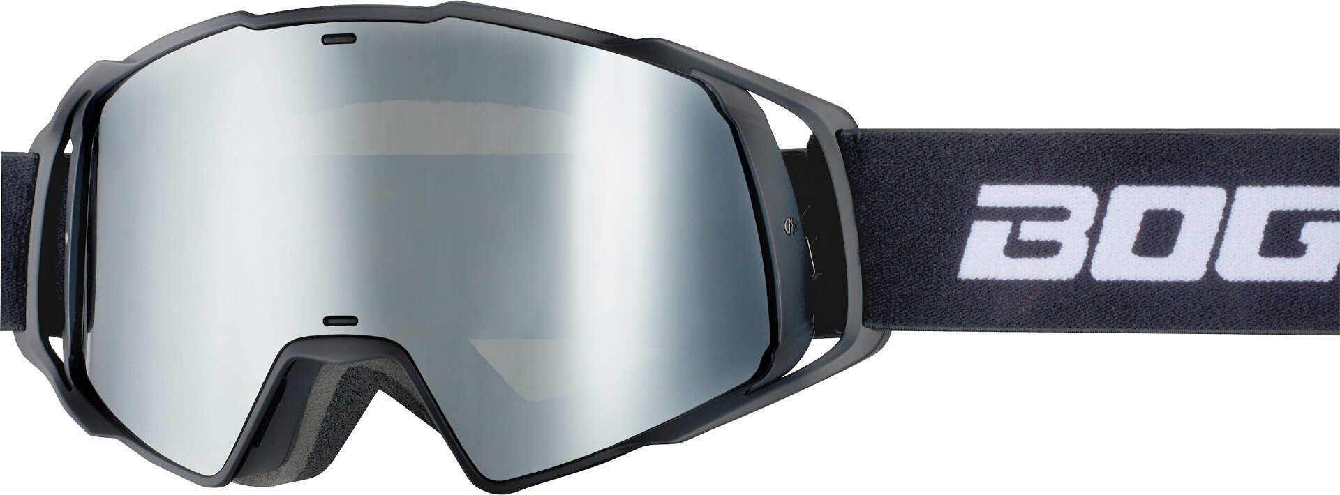 Bogotto Motorradbrille B-Faster Motocross Brille Black