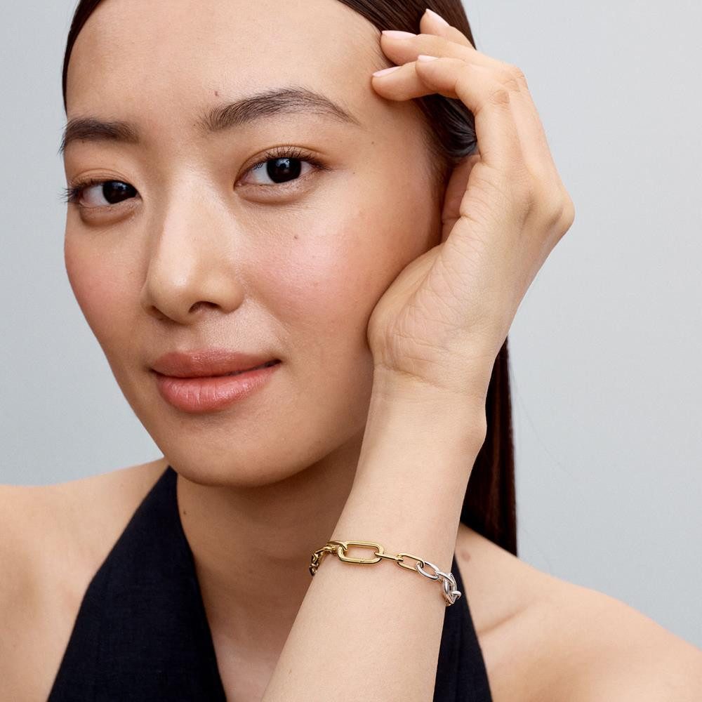 Pandora Silberarmband Gliederarmband für Damen, Sterlingsilber, IP Gold von PANDORA ME