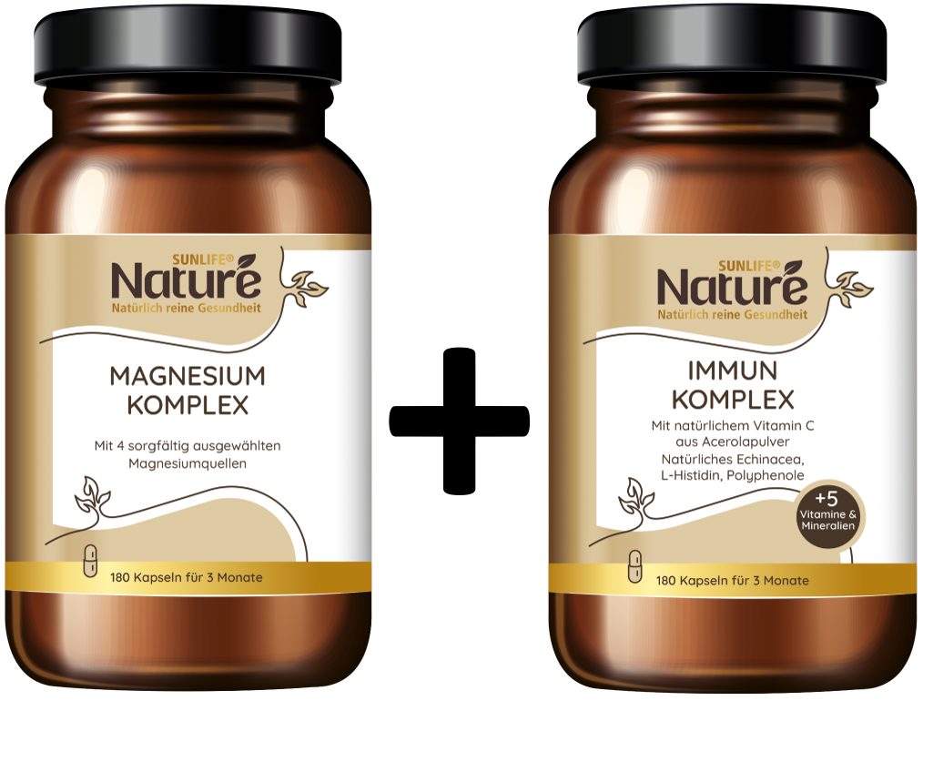 SUNLIFE SUNLIFE® NATURE Vorteils-Pack Magnesium Komplex + Immun Komplex 1 x täglich eine Tablette mit ausreichend Flüssigkeit schlucken