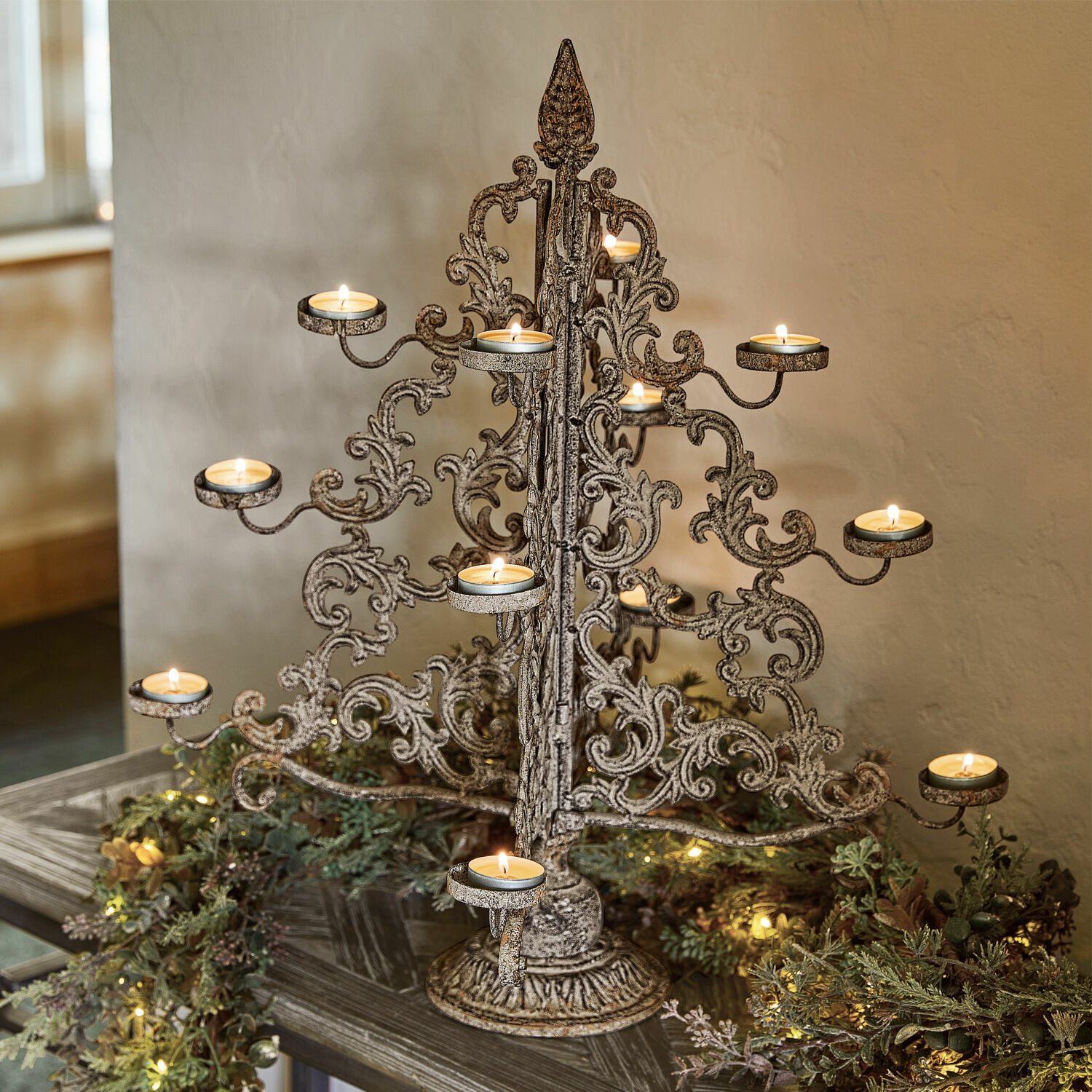 Mirabeau Weihnachtsfigur Deko-Baum Valledupar antikbraun (kein Set, kein Set)