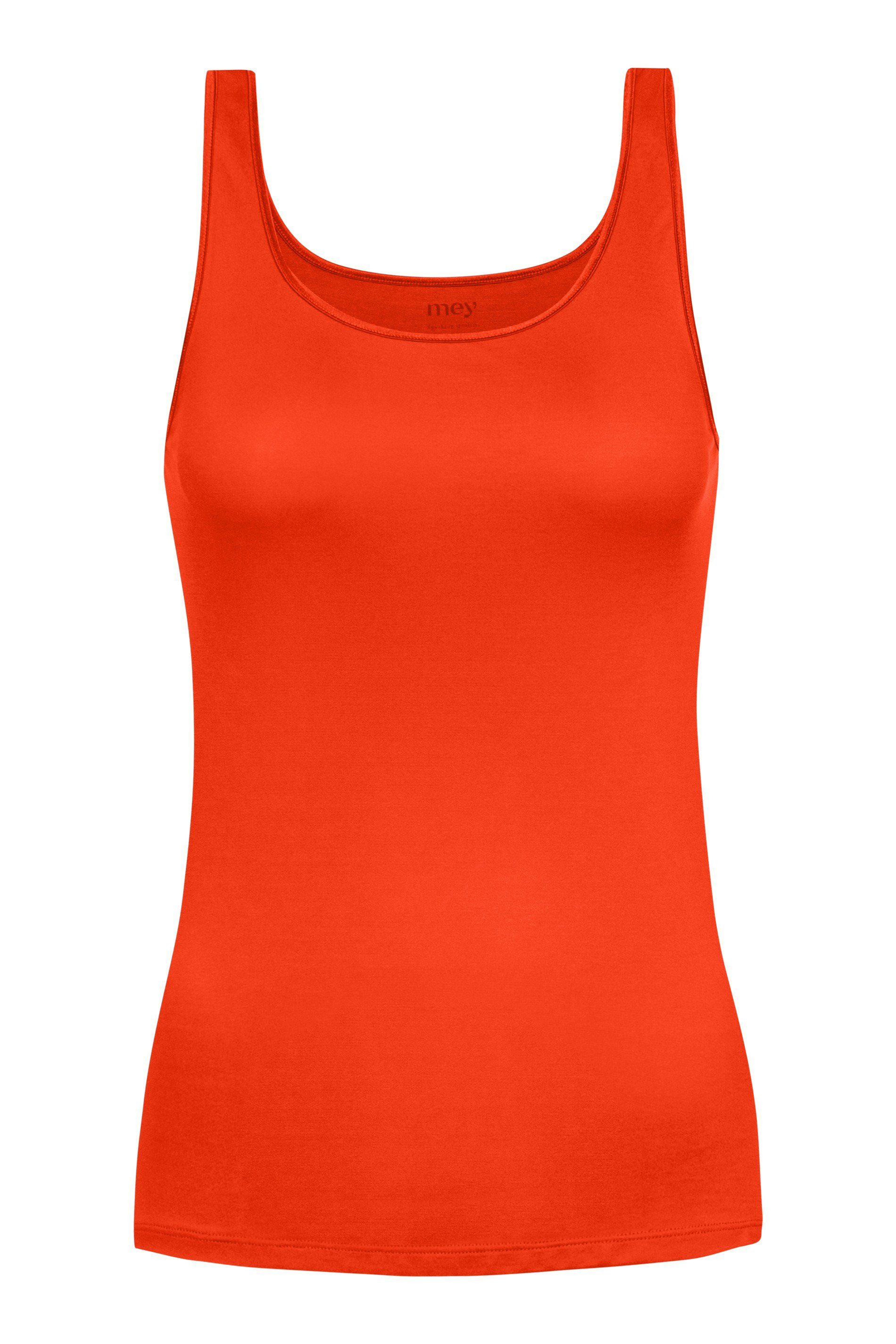 (1 Serie 55204 Stück) Top Tanktop Mey 1-tlg., 1 orange camelian Mey Emotion Stück,