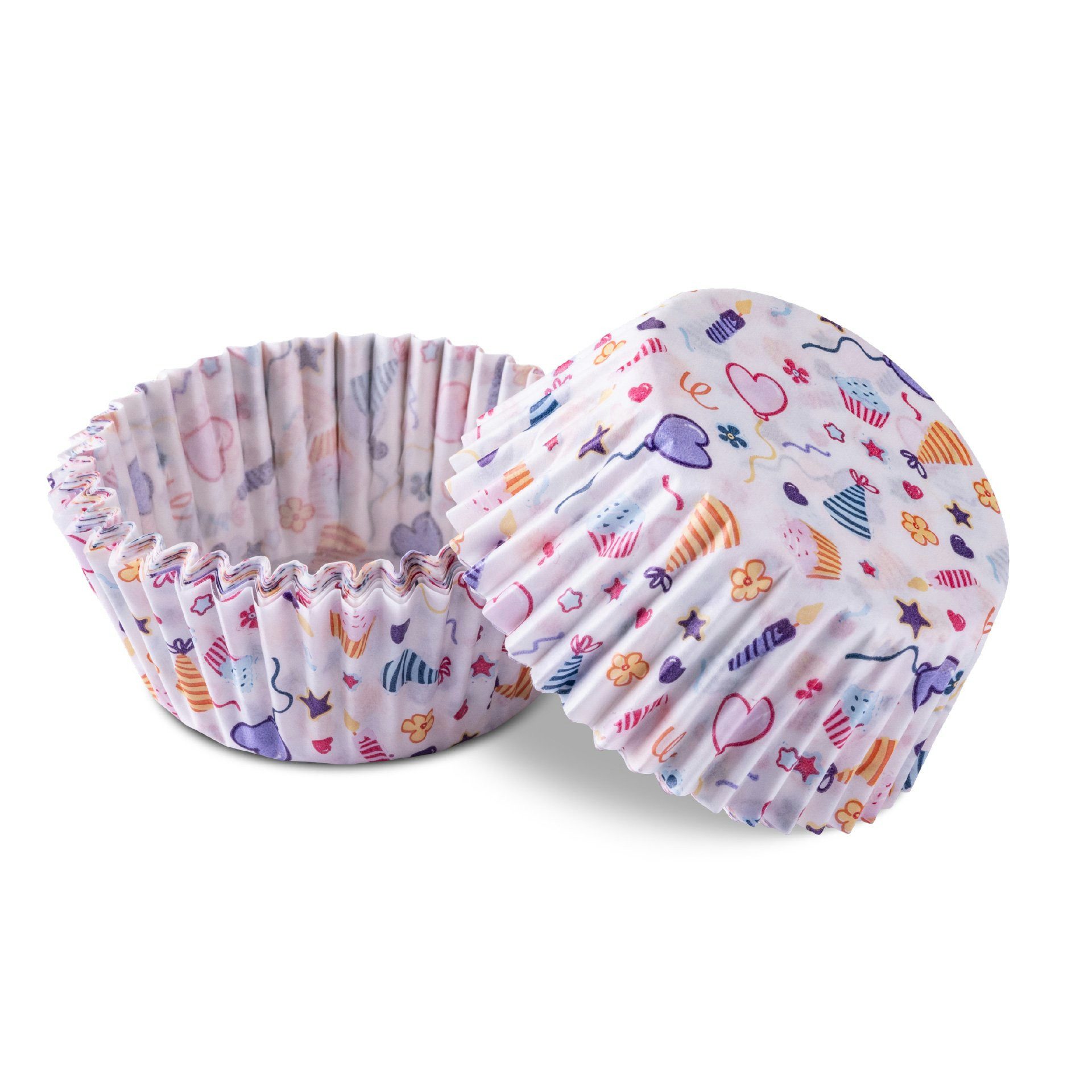 Zenker Muffinform Papier-Muffinförmchen Happy Birthday, Backförmchen, Cupcake-Hüllen