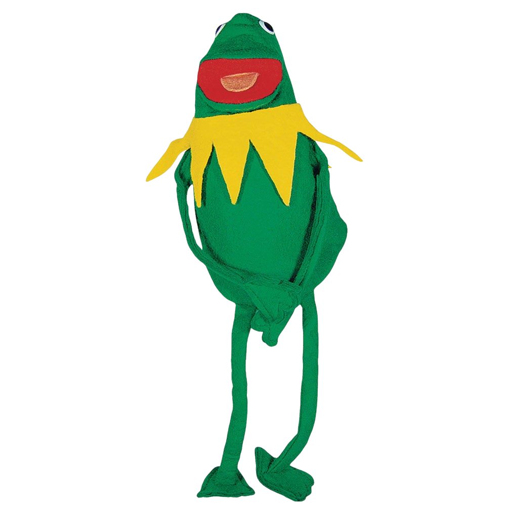 Kersa Handpuppe Handpuppe  Frosch 33cm 20750 Kersa (Packung), Sehr gut geeignet um Geschichten zu erzählen