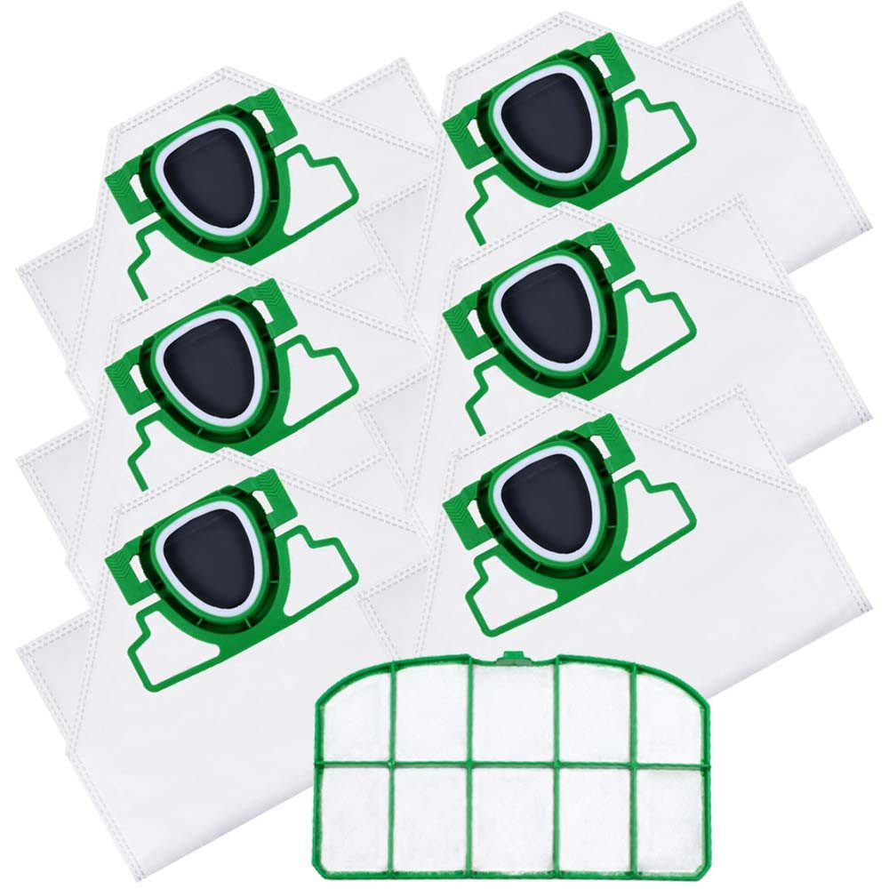 PRIMEBAG Staubsaugerbeutel mit Filter für Vorwerk Kobold VK 200 kompatibel