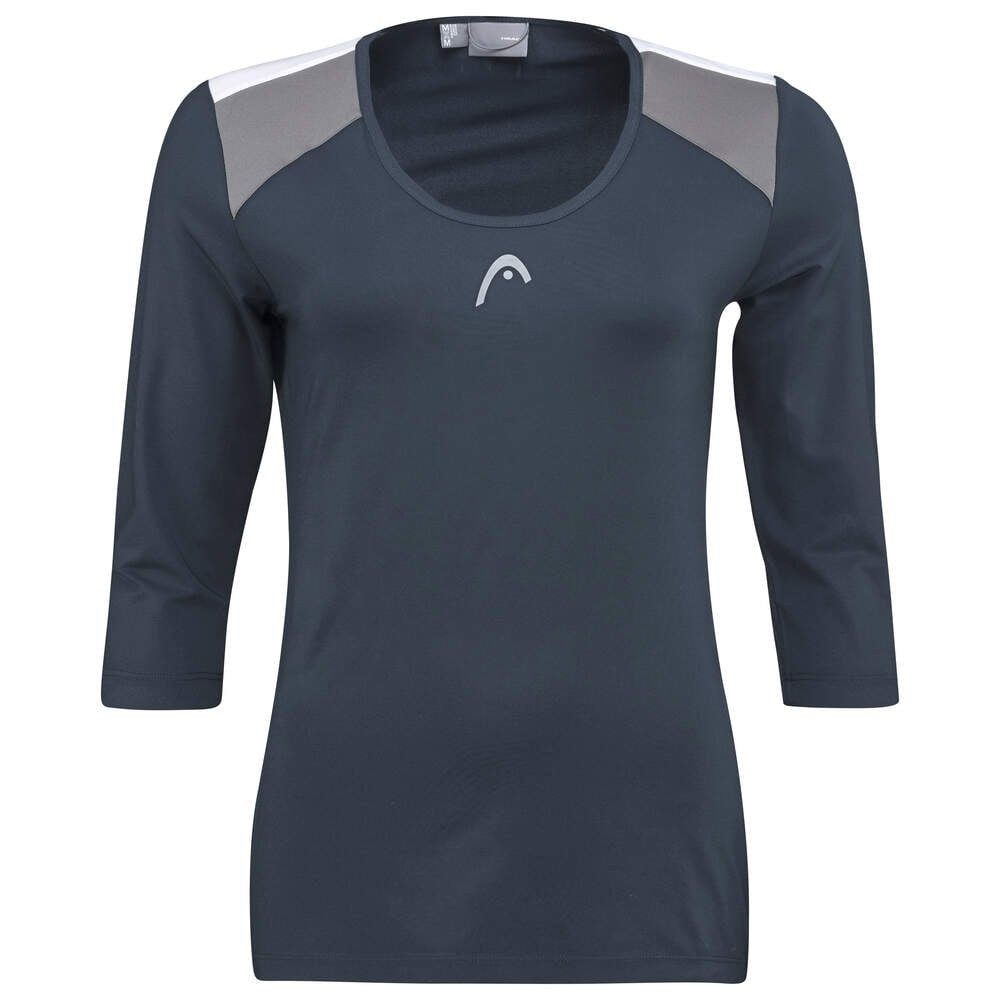 Head Langarmshirt Club 22 Tech 3/4 Shirt navyblau Damen