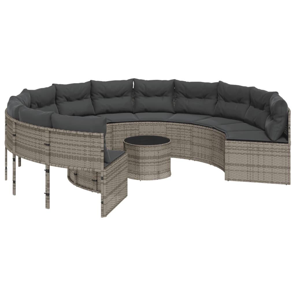 vidaXL Loungesofa Gartensofa mit Tisch und günstig online kaufen