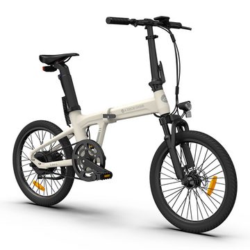 ADO E-Bike Air 20S Elektrofahrrad, bike,klapprad Riemenantrieb,Citybike,20 zoll, 1 Gang, Automatikschaltung, Hintermotor, 345,00 Wh Akku, (verbesserte Version der Air20), ebike Damen/Herren, Leicht,Federgabel