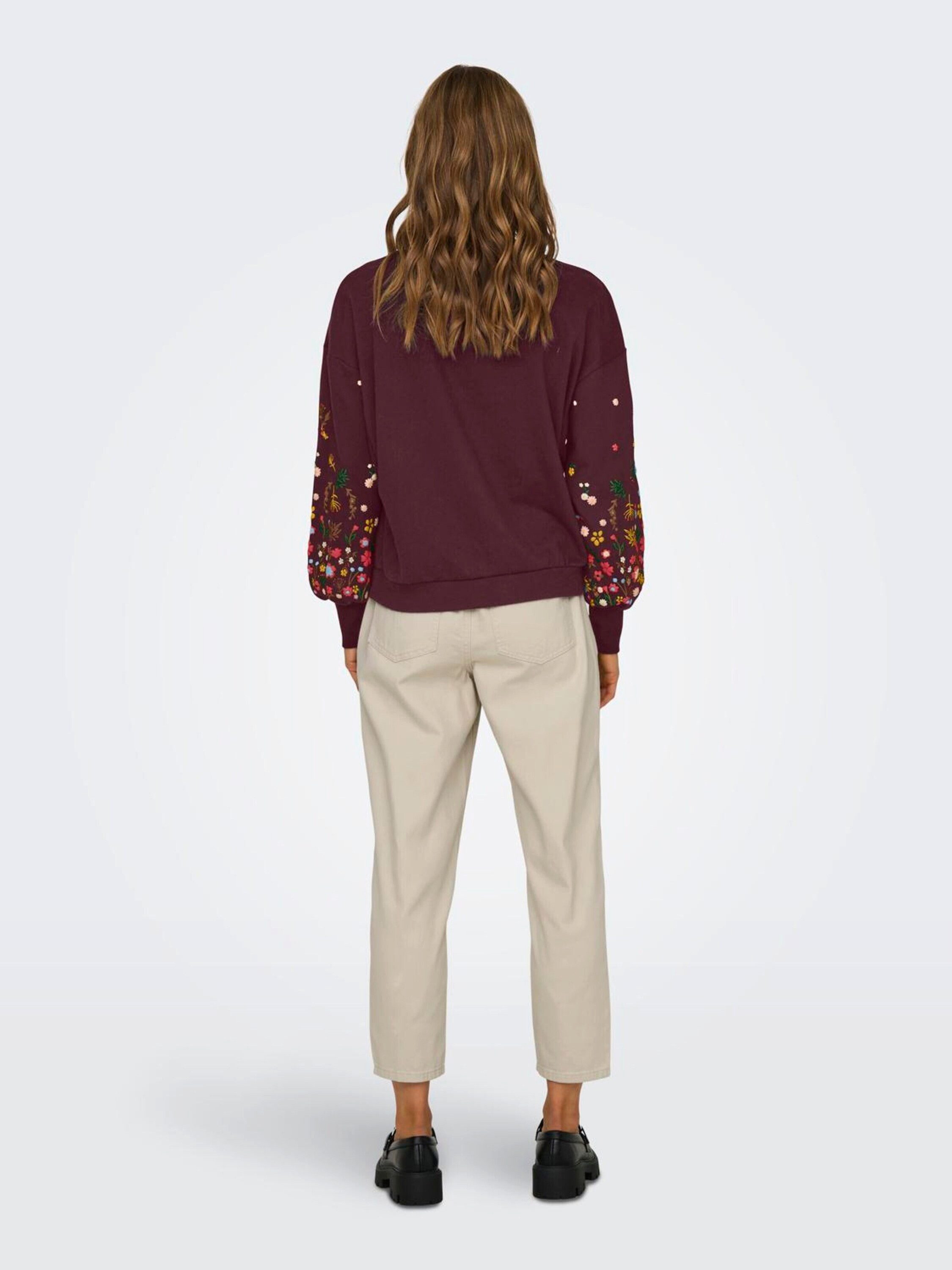 ONLY Sweatshirt ONLBrooke (1-tlg) Stickerei günstig online kaufen