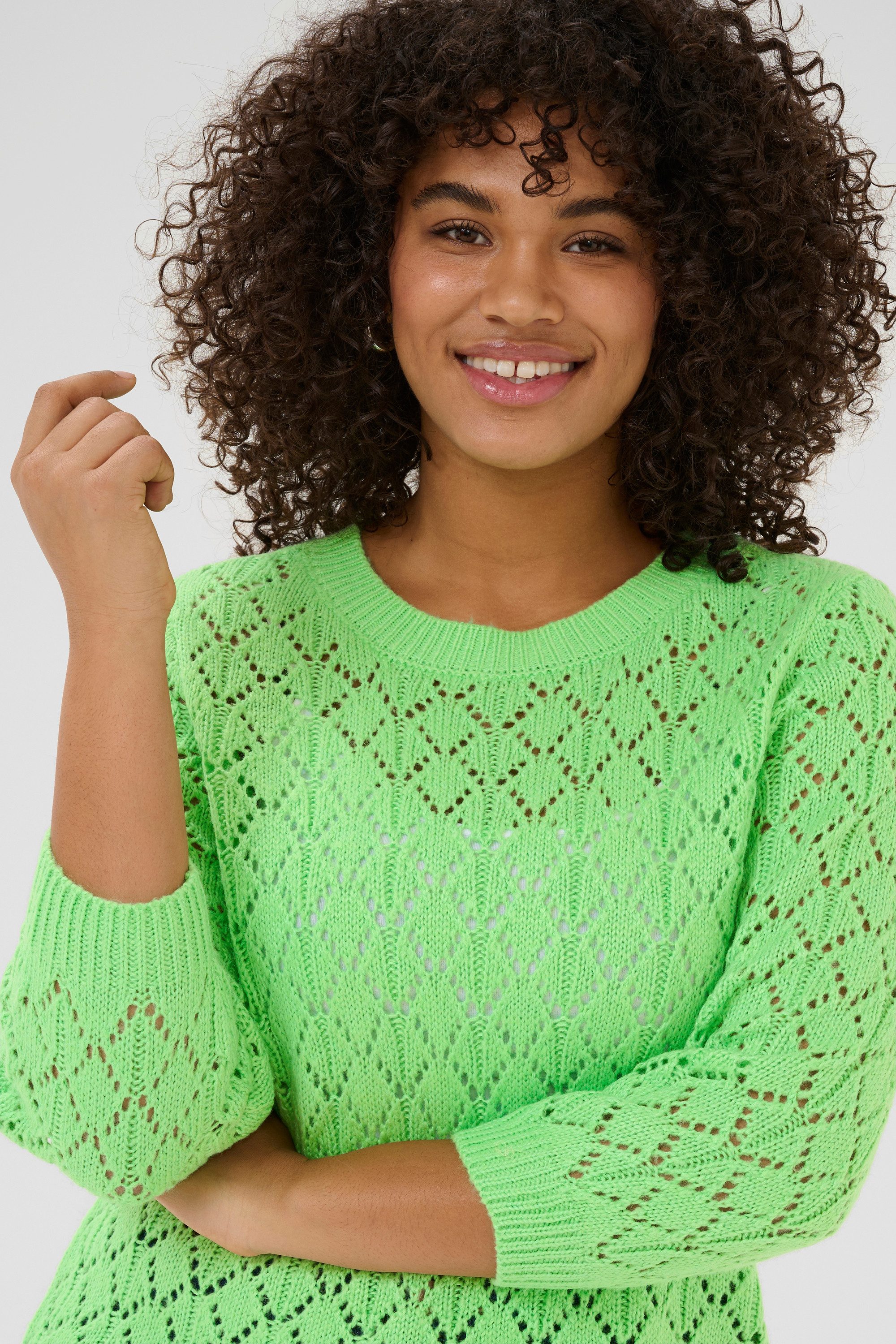 KAFFE Curve Strickpullover Strickpullover KCmika Große Größen
