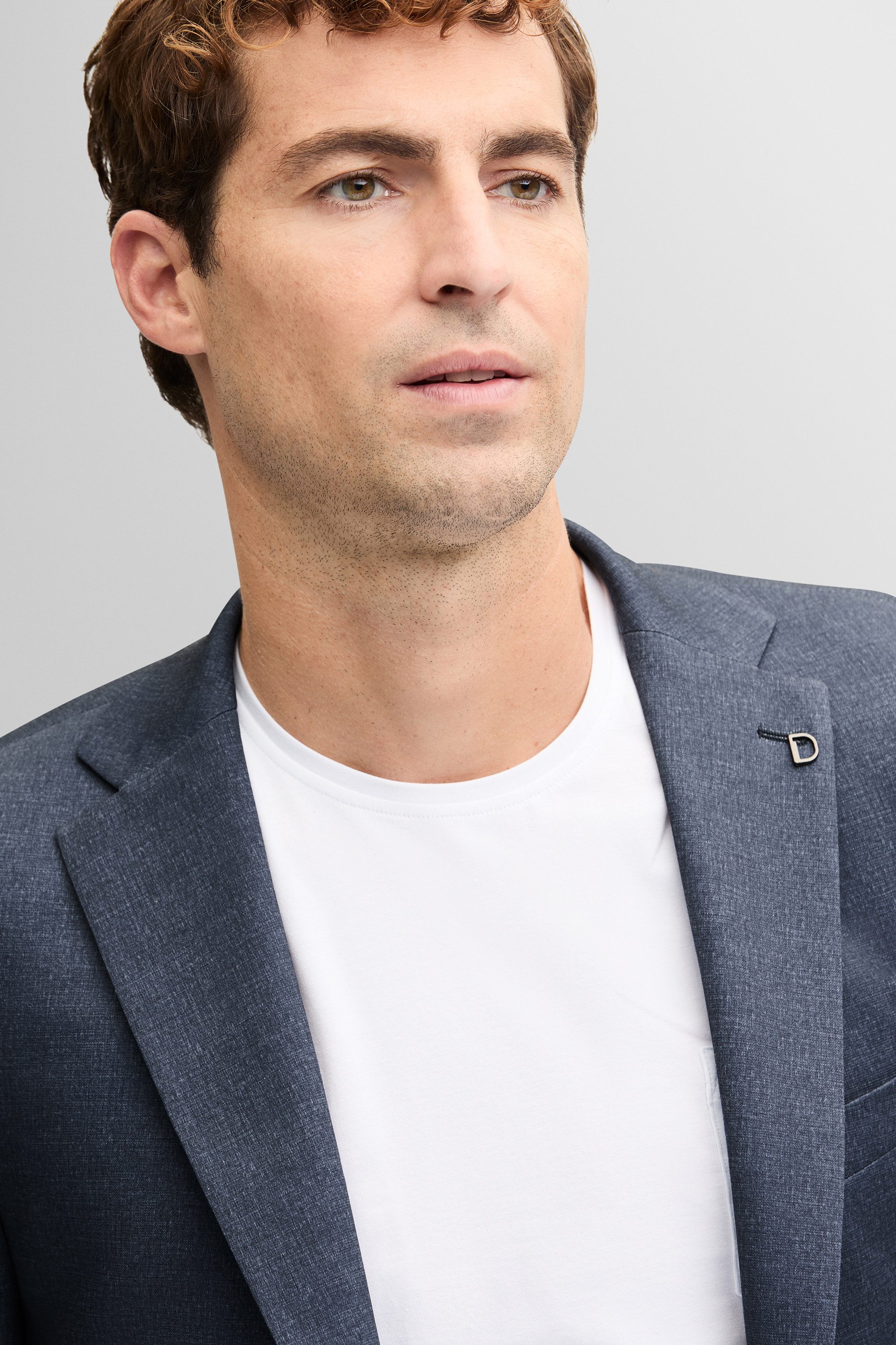 Digel Anzugsakko Edoardo-ST (1-tlg., Polyester-Viskosemix)