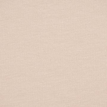 SCHÖNER LEBEN. Stoff French Terry Sommersweat gebürstet uni beige 1,5m Breite, allergikergeeignet