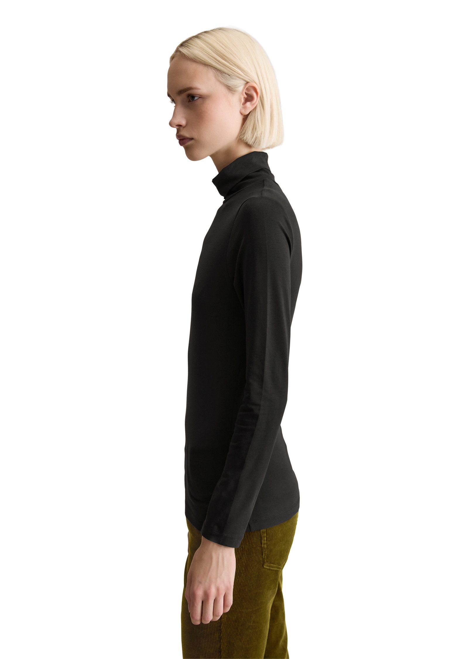 Marc O'Polo DENIM Langarmshirt aus elastischem Single Jersey günstig online kaufen