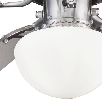 etc-shop Deckenventilator, Decken Ventilator Lampe dimmbar FERNBEDIENUNG Kühler Lampe wenge