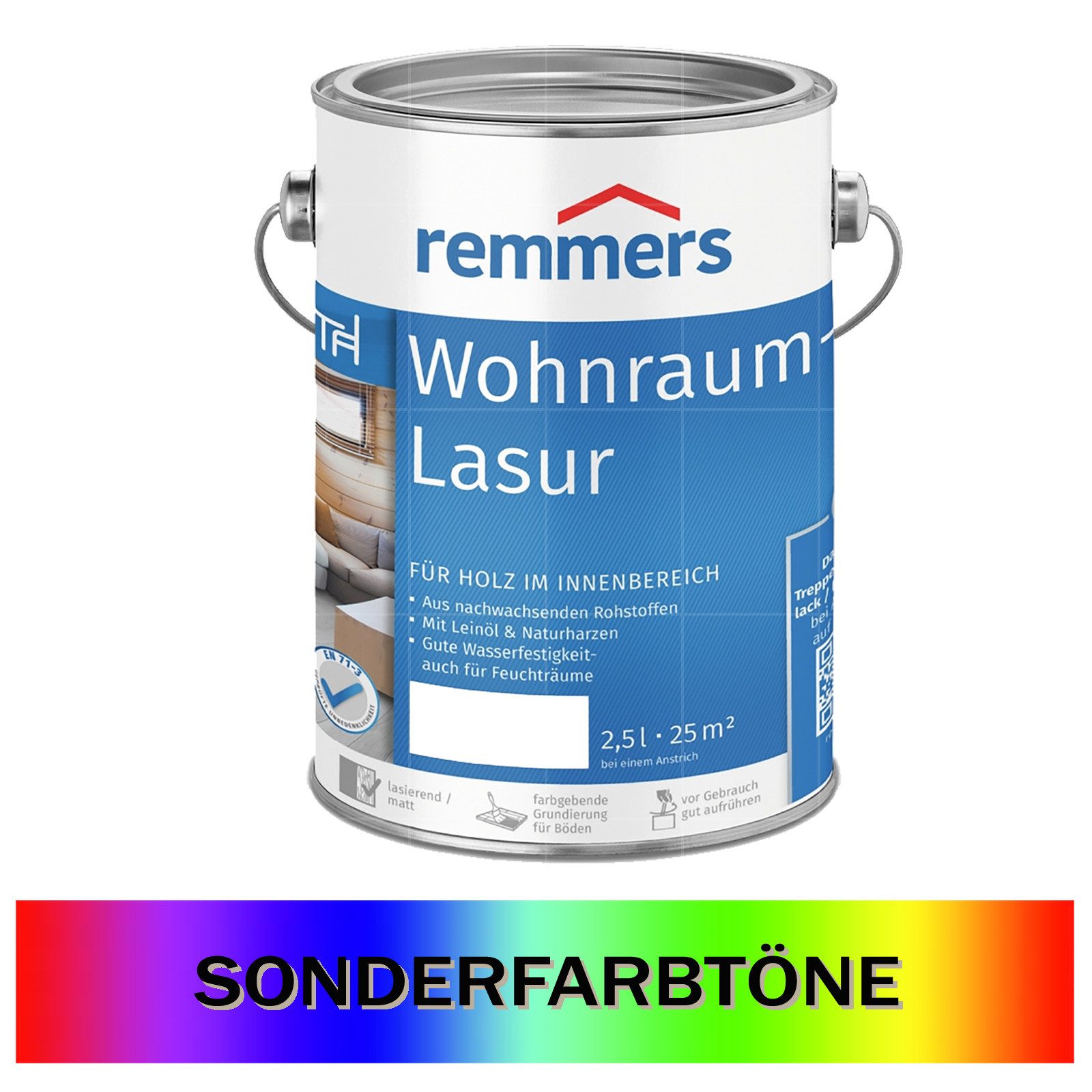 Wohnraumlasur WOHNRAUM-LASUR - 2.5 LTR (SONDERTON)