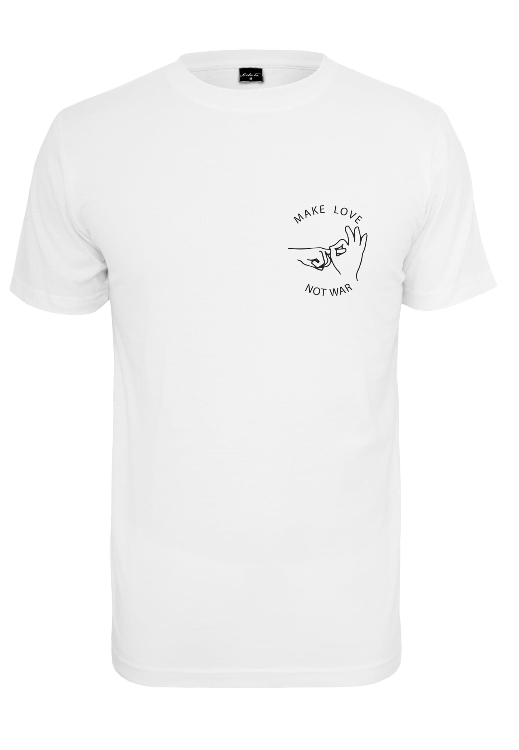 MisterTee T-Shirt MisterTee Herren Make Love Tee (1-tlg)