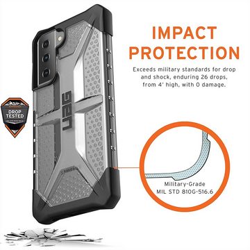 UAG Handyhülle Plasma 17,0 cm (6,7 Zoll), (Galaxy S21 Plus Hülle, Wireless Charging kompatibles Cover, Sturzfeste Handyhülle, Ultra Slim Bumper) - ice (transparent)