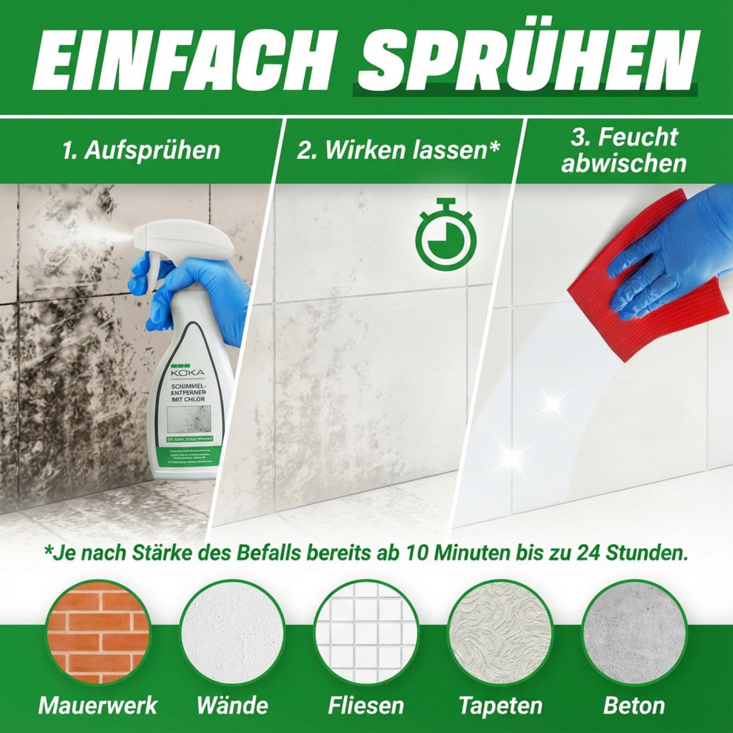 Schimmel Entfernen Mit Chlor