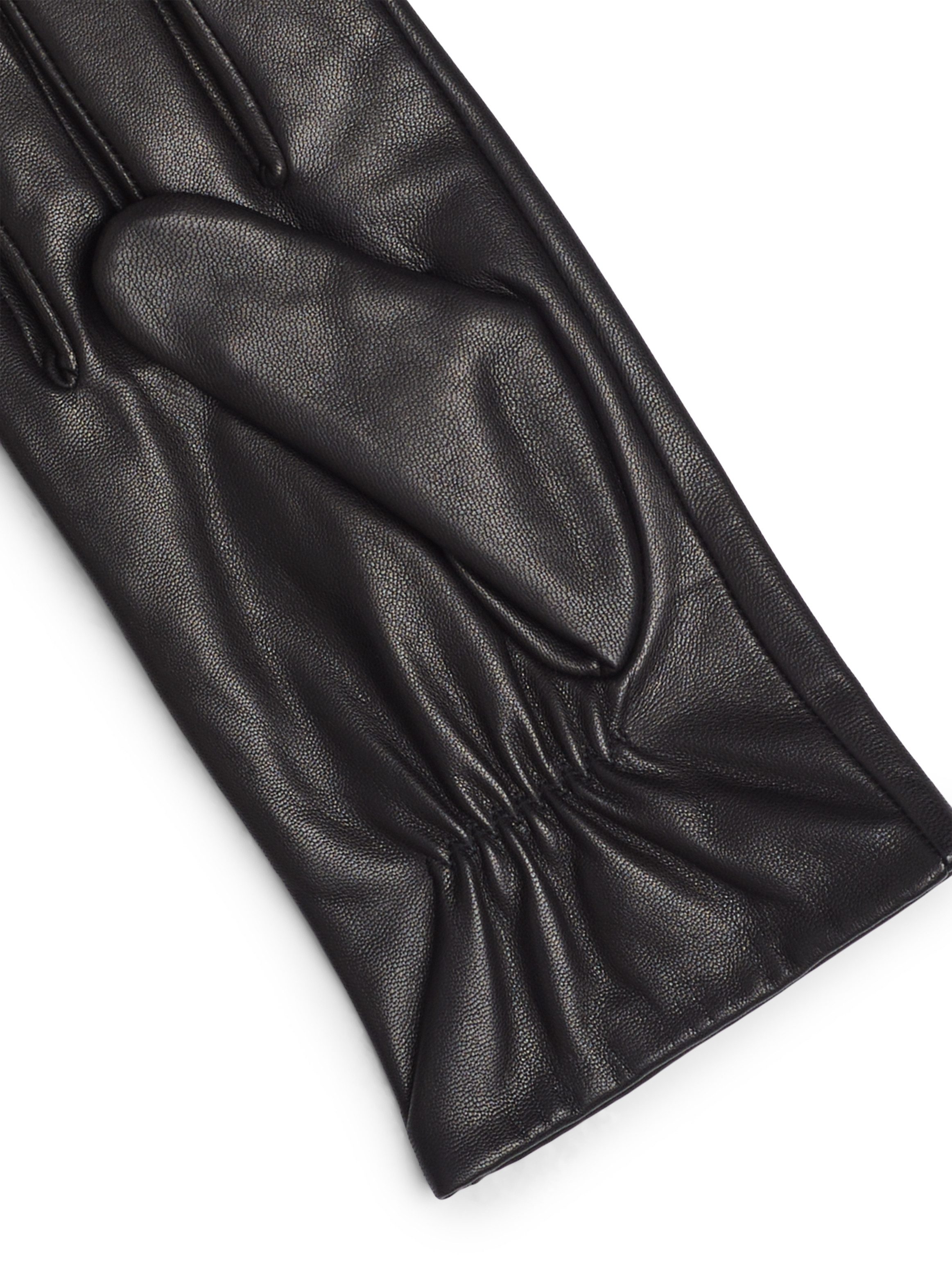Tommy Hilfiger Lederhandschuhe ESSENTIAL FLAG LEATHER GLOVES mit Tommy Hilfiger Flagge