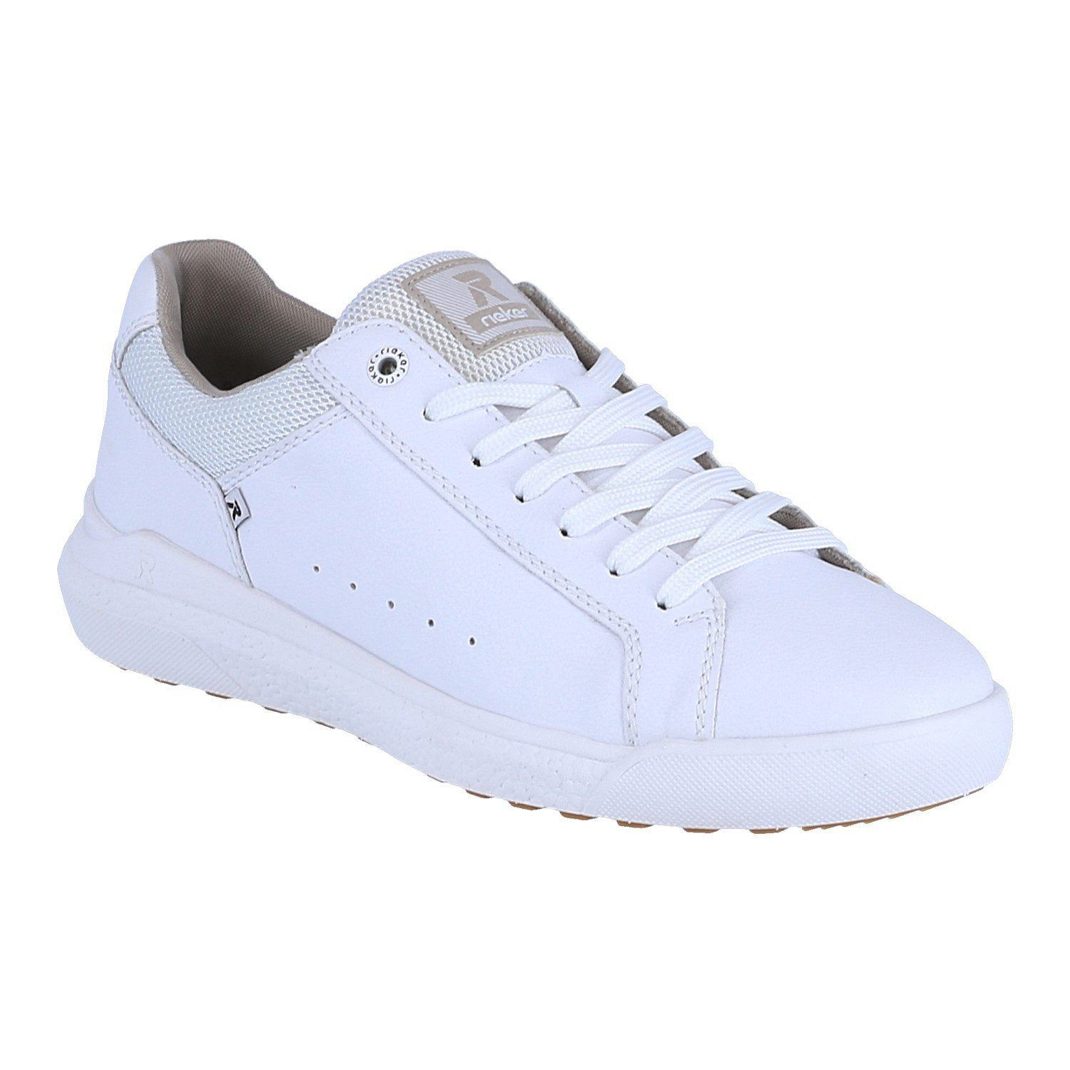 Rieker (Glattleder) W1100-80 weiss Damen Sneaker – Bild 3 von 5