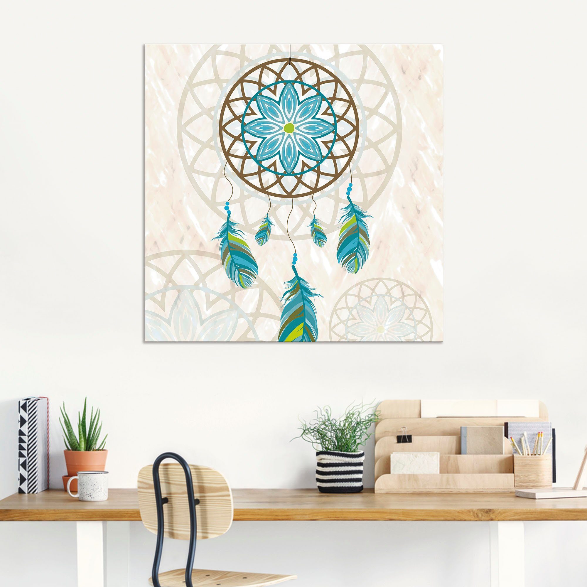 Artland Wandbild »Traumfänger«, Muster (1 Stück), in vielen Größen & Produktarten - Alubild / Outdoorbild für den Außenbereich, Leinwandbild, Poster, Wandaufkleber / Wandtattoo auch für Badezimmer geeignet-kaufen