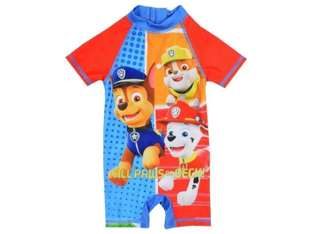 PAW PATROL Badeanzug mit UV Schutz 50+ für Jungen und Mädchen