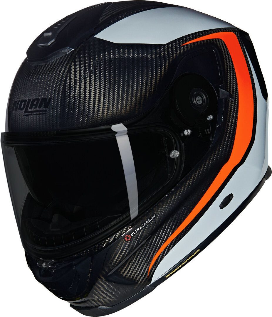 NOLAN Motorradhelm X-903 Ultra Carbon Intrigo N-Com Helm, vorbereitet für Kommunikationssystem,Notfallsystem-Polsterung (EQ