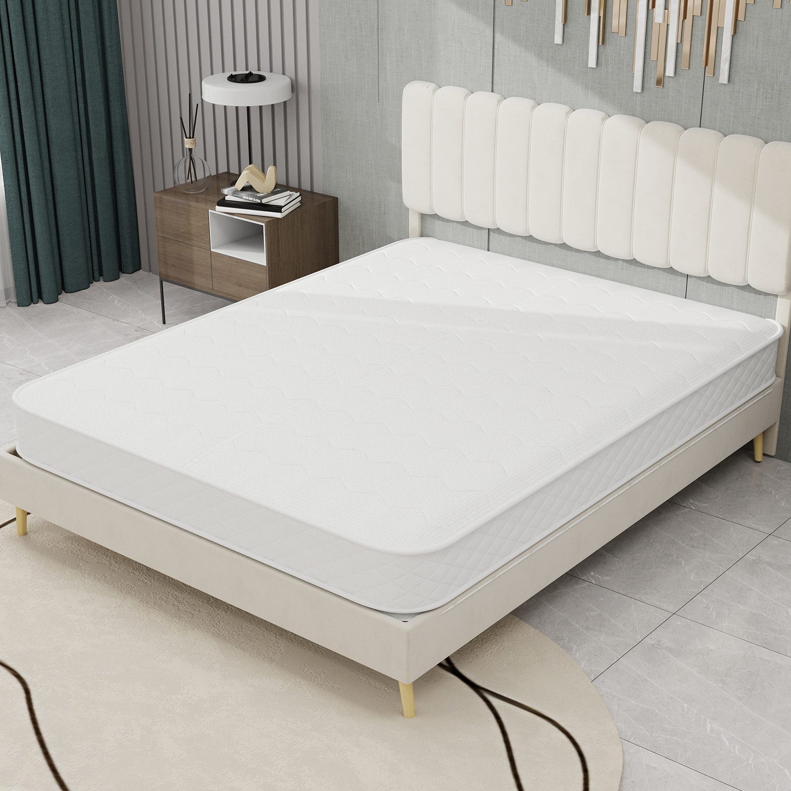 Beistellbett-Matratzen 3D Breathable Mattress, Matratze 140x200 cm, 160x200 cm, ANYSUN, (Set, 1-tlg Fur Seiten/Rucken und Bauchschlafer), Matratze in 140x200, 160x200 cm