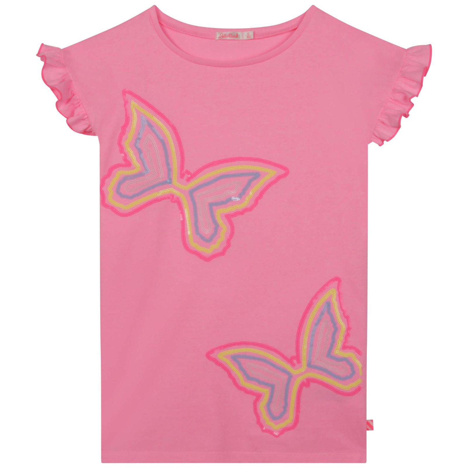 Billieblush Shirtkleid Billieblush Tshirt-Kleidchen mit Schmetterlingen