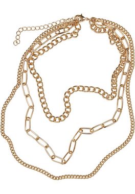 URBAN CLASSICS Edelstahlkette Urban Classics Unisex Layering Chain Necklace