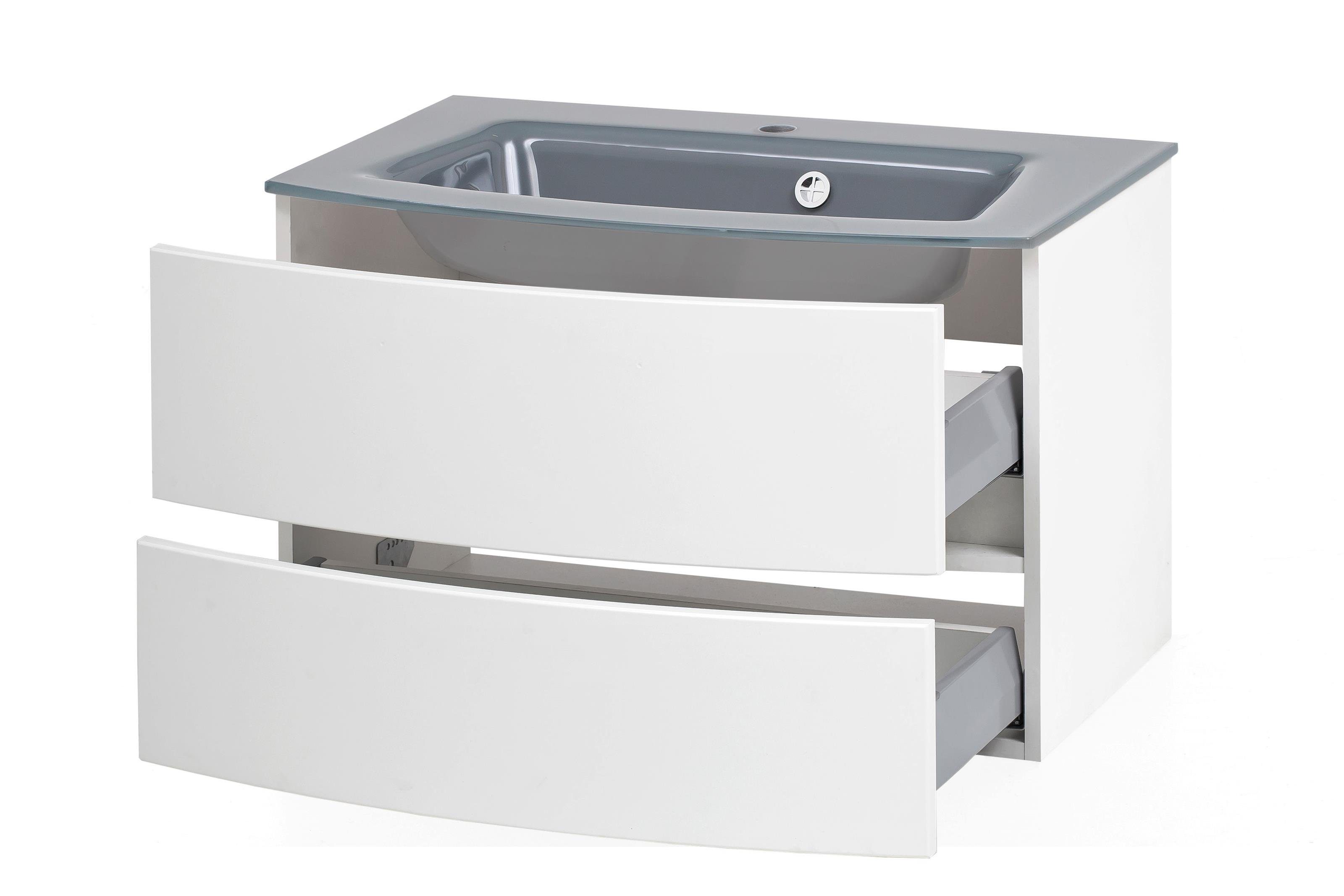 HELD MÖBEL Waschtisch-Set 80 x 53 x 49 cm (B/H/T)