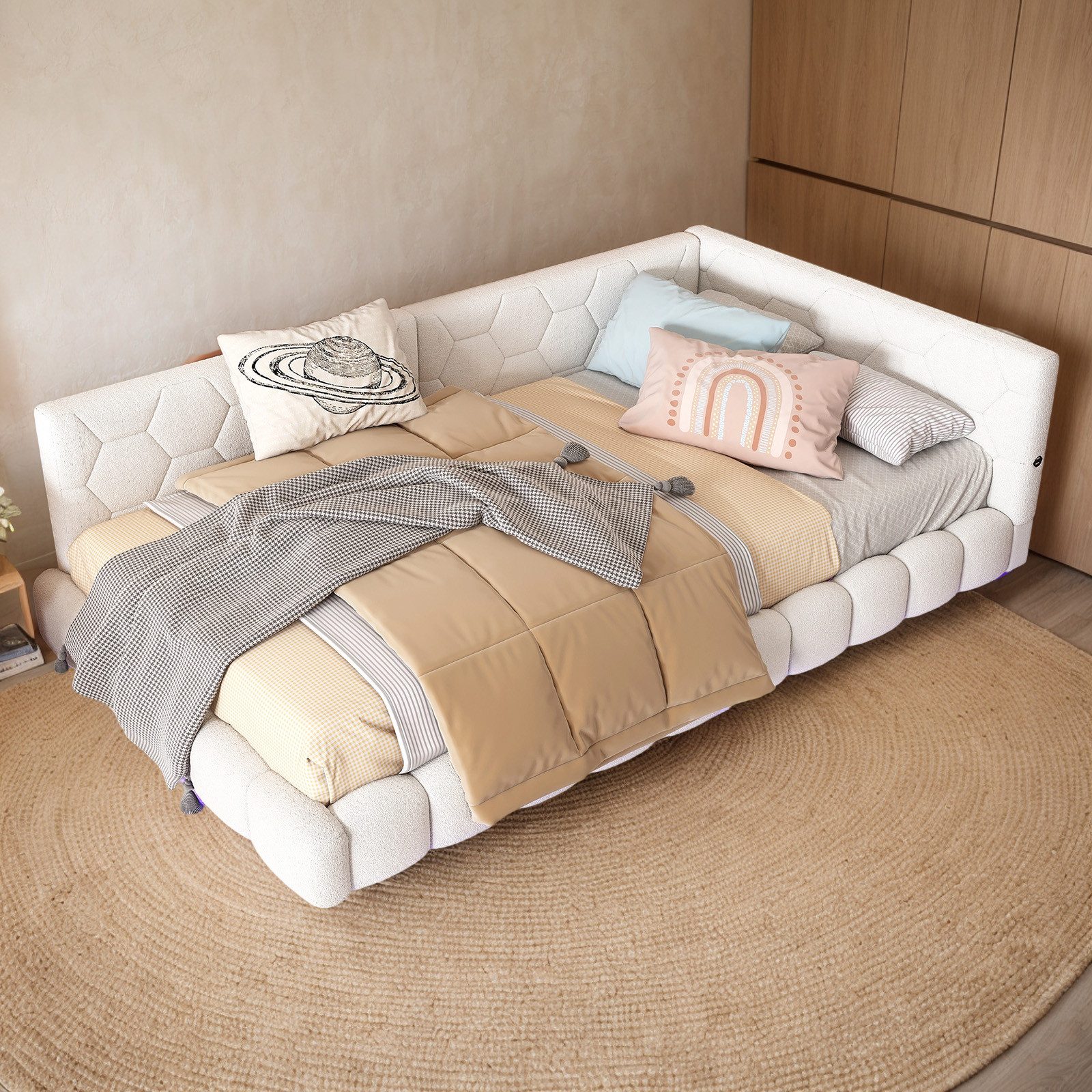 OKWISH Schlafsofa Modernes Daybett Kinderbett Funktionsbett günstig online kaufen
