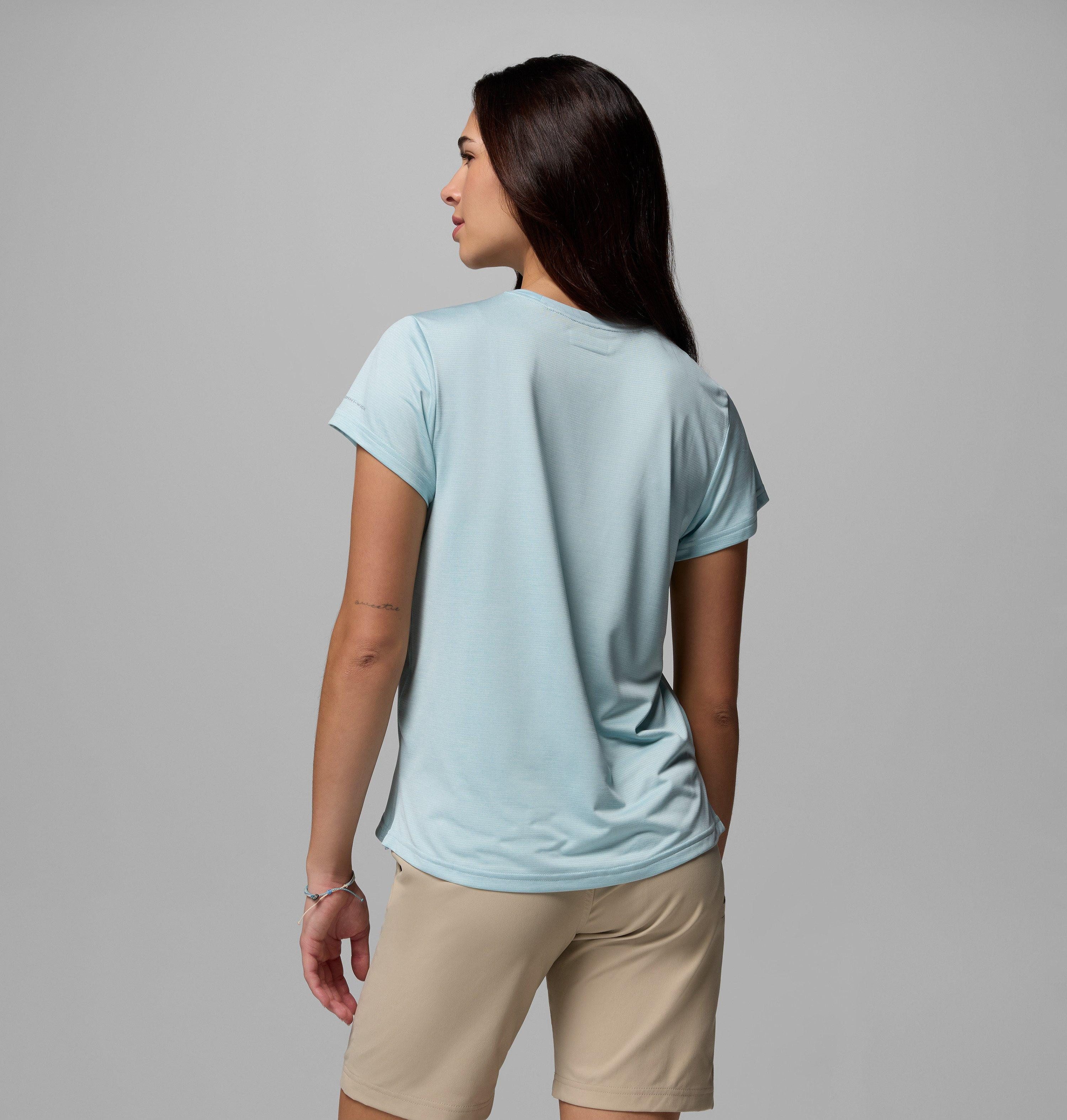 Columbia Funktionsshirt sportliche Passform, Kurzarm, für Outdoor-Aktivitäten