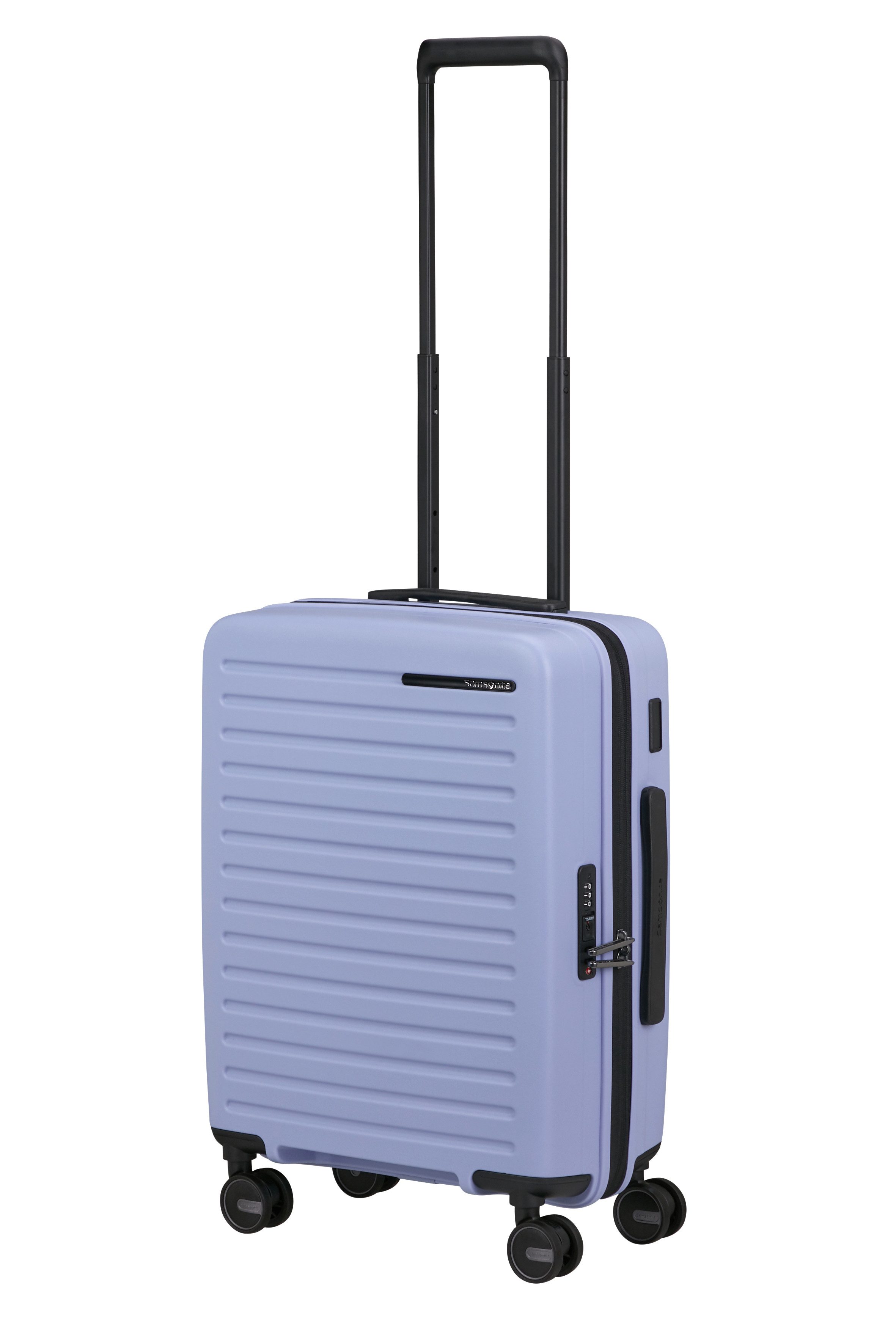 Samsonite Hartschalen-Trolley RESTACKD, 4 Rollen, mit fester Trennwand und verstellbaren Packgurten