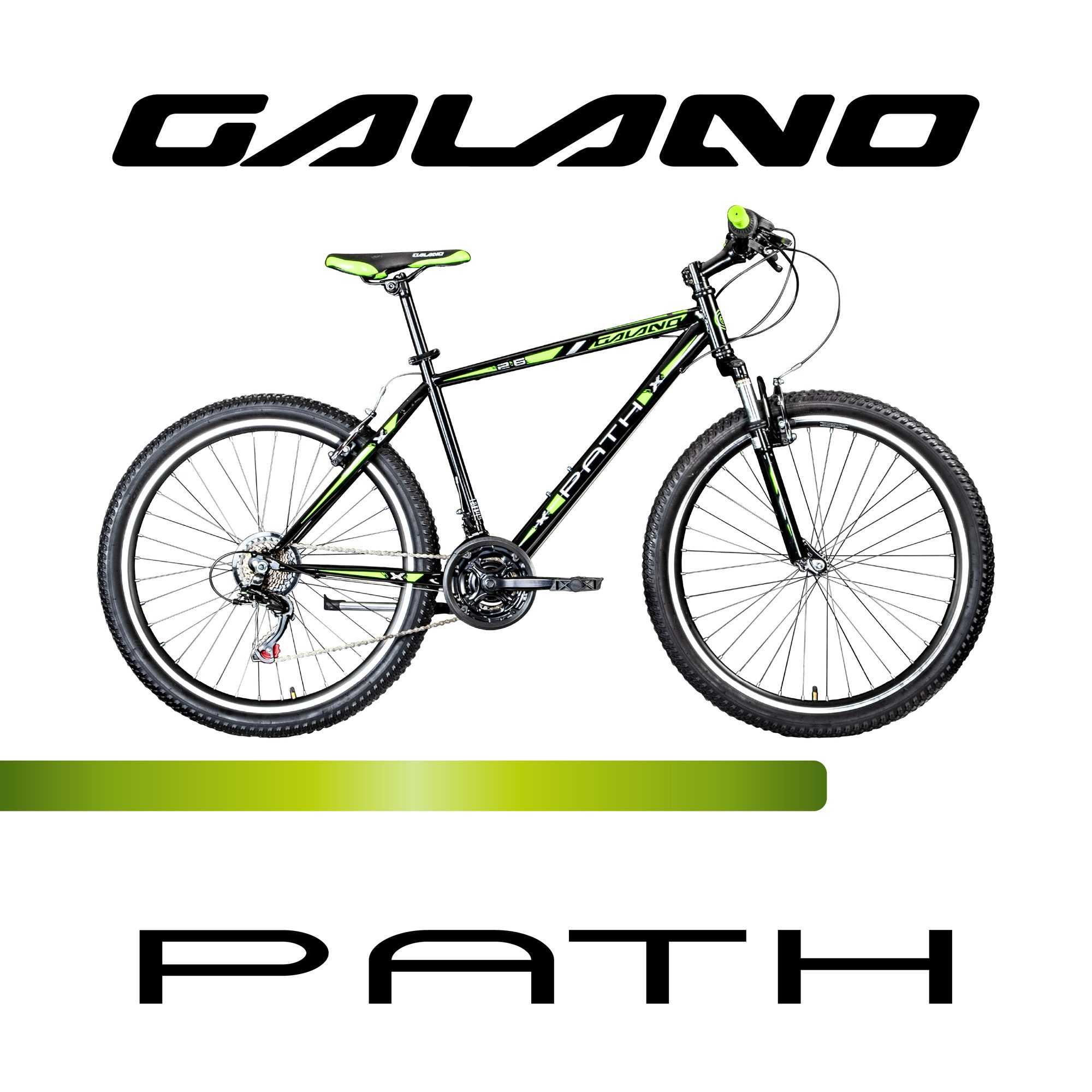 Galano Mountainbike Path, 21 Gang, Kettenschaltung, Mountainbike Jugendfahrrad ab 160 cm Fahrrad MTB Hardtail