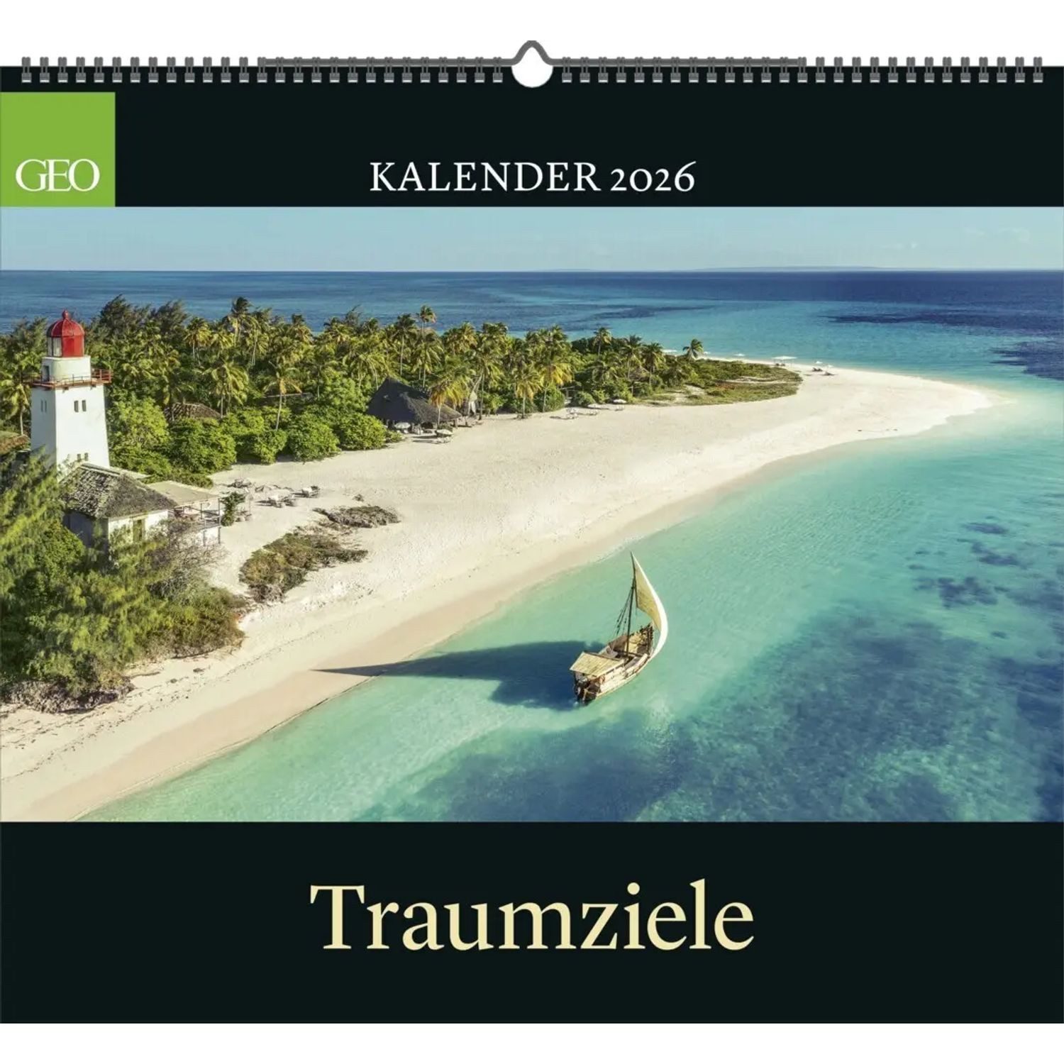 GEO Wandkalender GEO - Traumziele 2026 - Wandkalender 50x45 cm, Poster-Kalender mit...