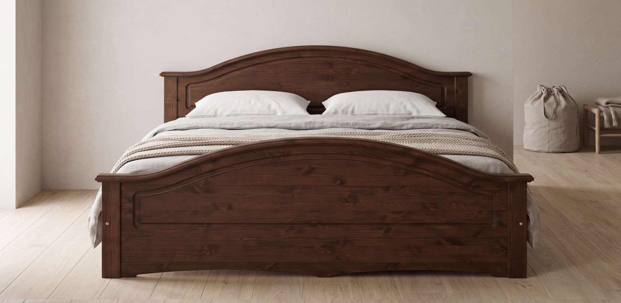 OTTO home Massivholzbett Konrad, hohe Belastbarkeit! FSC® zertifiziertes Massivholz (Breite/Belastbarkeit 180cm/220 KG, 140cm/180 KG), aus massivem Kiefernholz, – Bild 2 von 5
