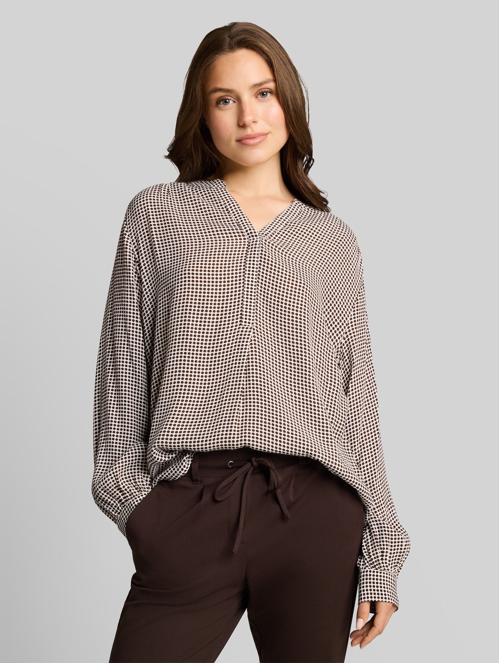 TOM TAILOR Langarmbluse Blusen & Shirts Bluse aus Viskose