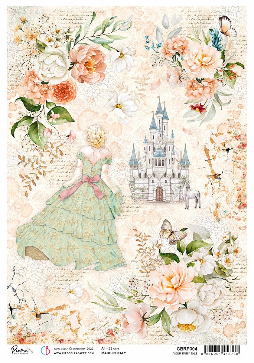 Ciao Bella Seidenpapier Fairy Tale, 30 cm x 21,5 cm