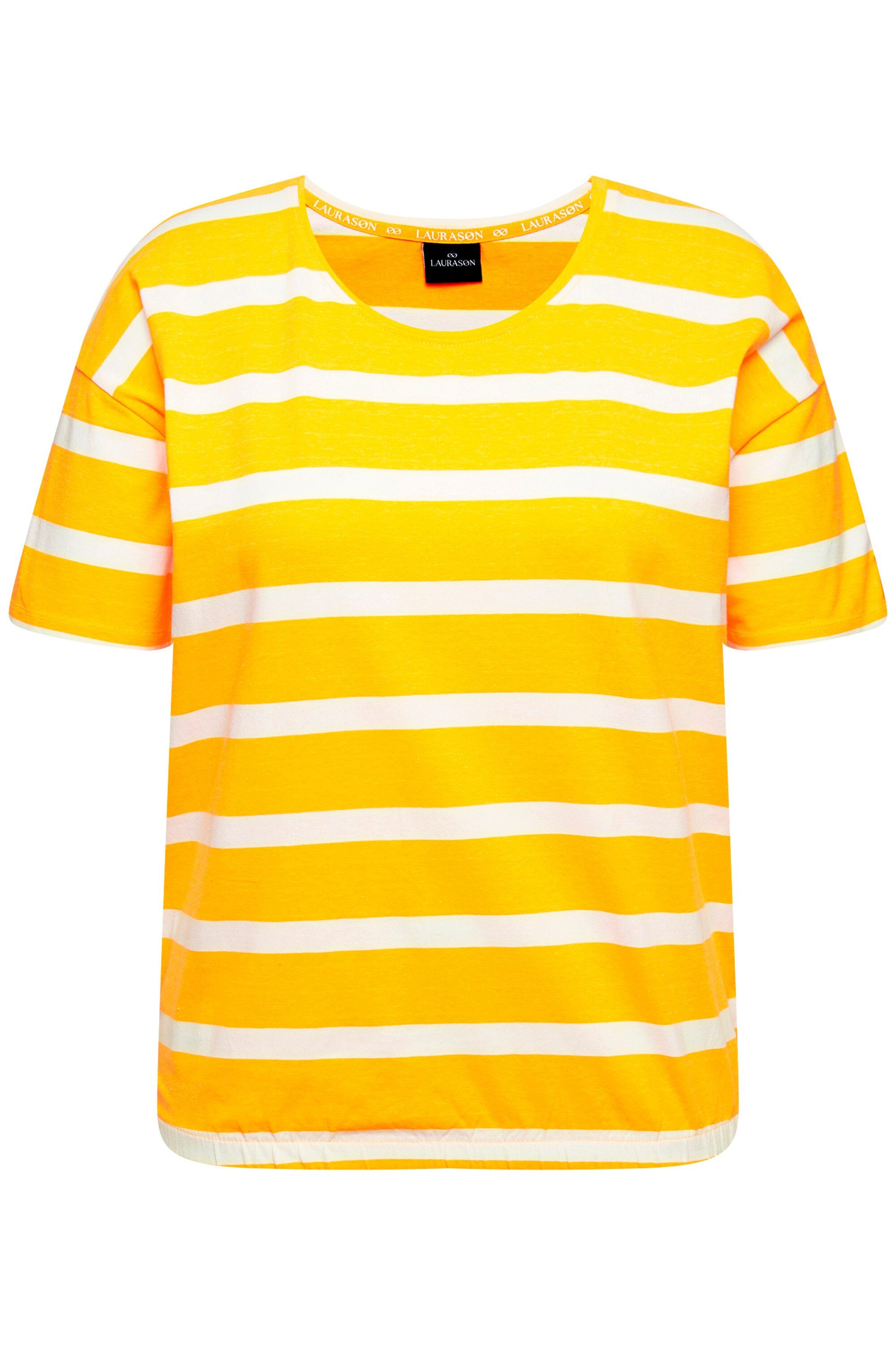 Laurasøn T-Shirt T-Shirt oversized Ringel Rundhals OEKO-TEX günstig online kaufen