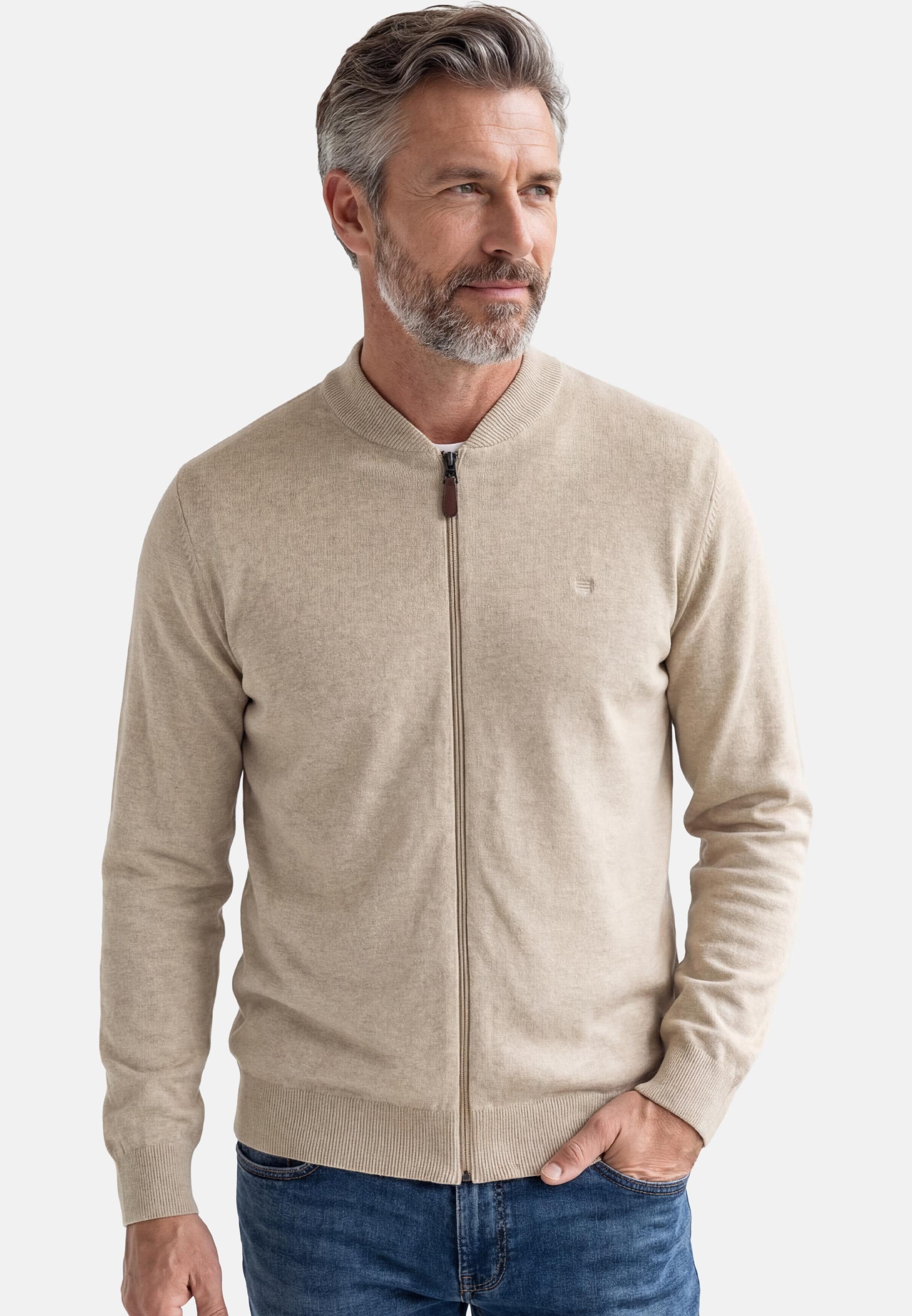 Redmond Strickjacke Basic (1-tlg) Strickjacke - Baumwolle - Atmungsaktiv - Weicher Feinstrick