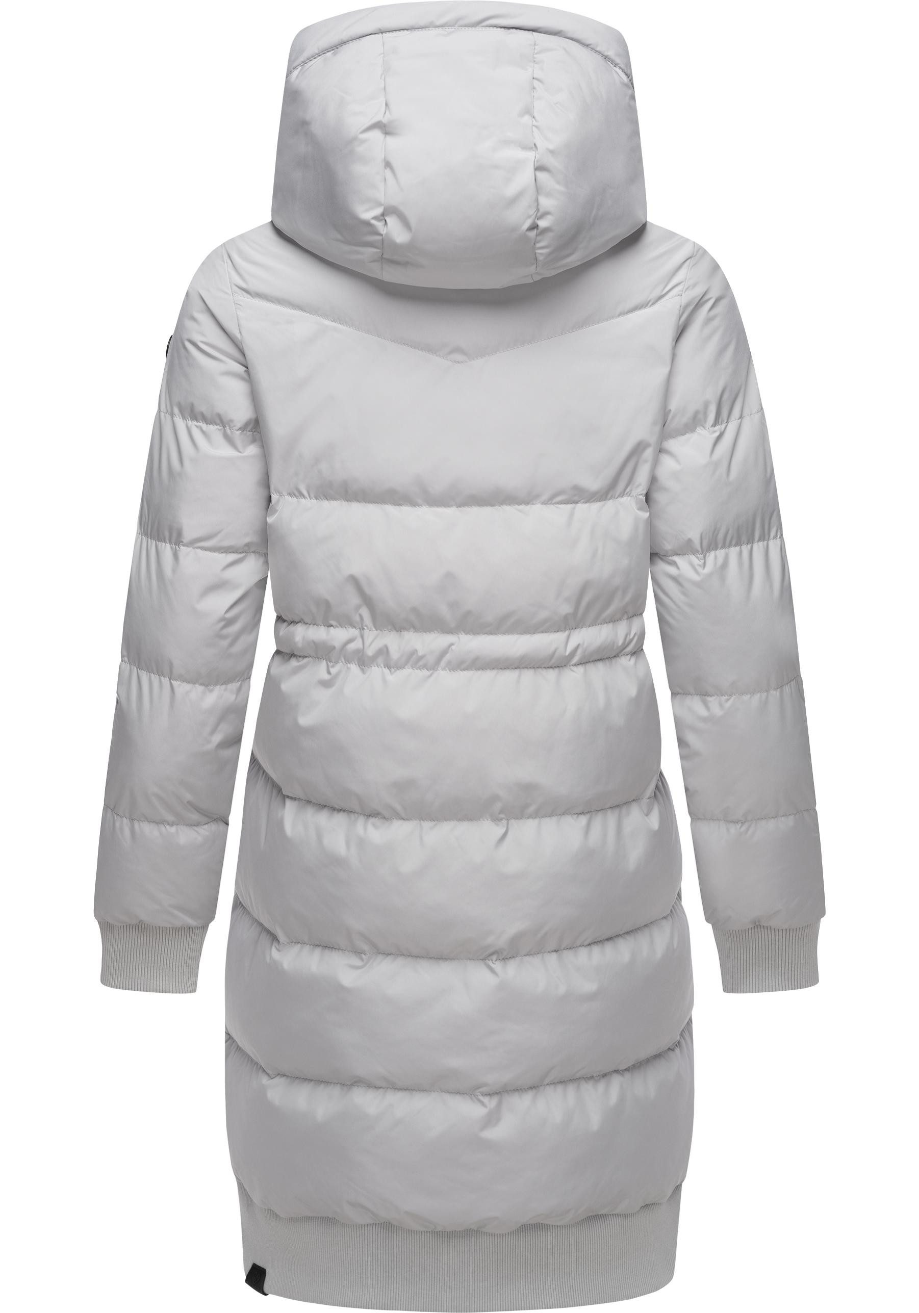 Ragwear Steppmantel Briosh Wasserdichter Damen Wintermantel mit Kapuze