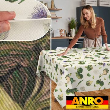 ANRO Tischdecke Stoff Digitalprint Tischtuch EasyClean ACRYL Beschichtet Tischwäsche, auch als Gartentischdecke - ACRYL Beschichtet