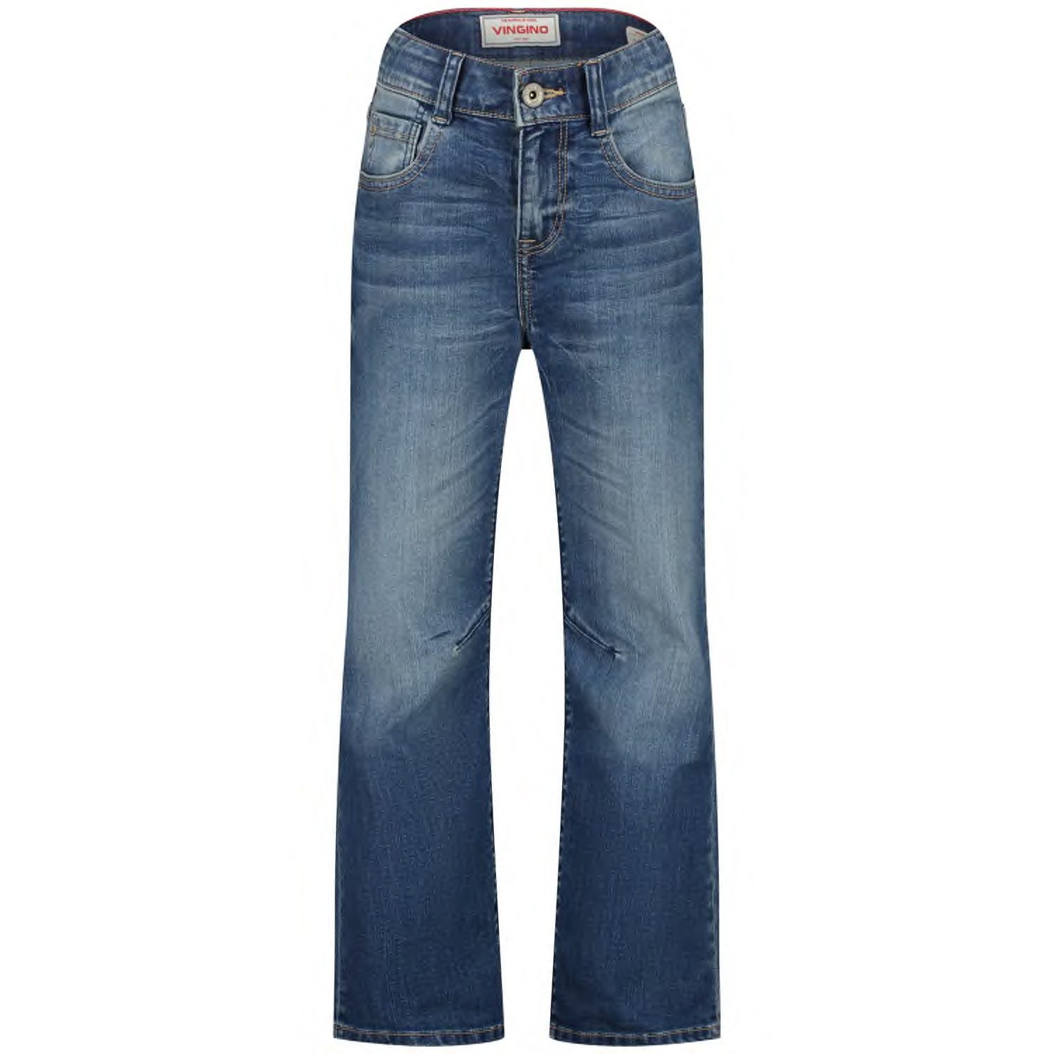 Vingino 5-Pocket-Jeans Jungen Jeans Gustavo Straight Fit Denim Blau