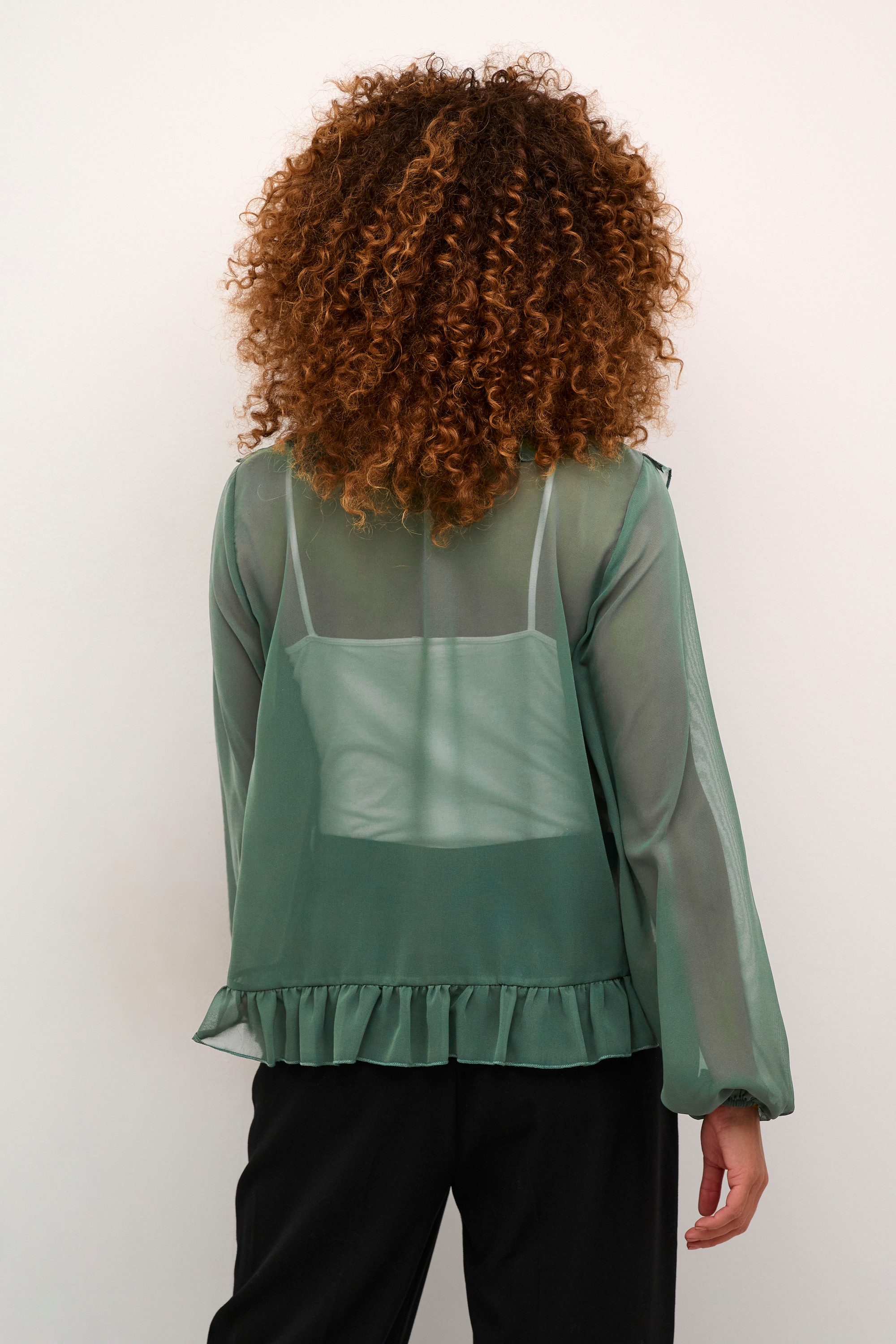 KAFFE Langarmbluse Langarm-Bluse KAninna