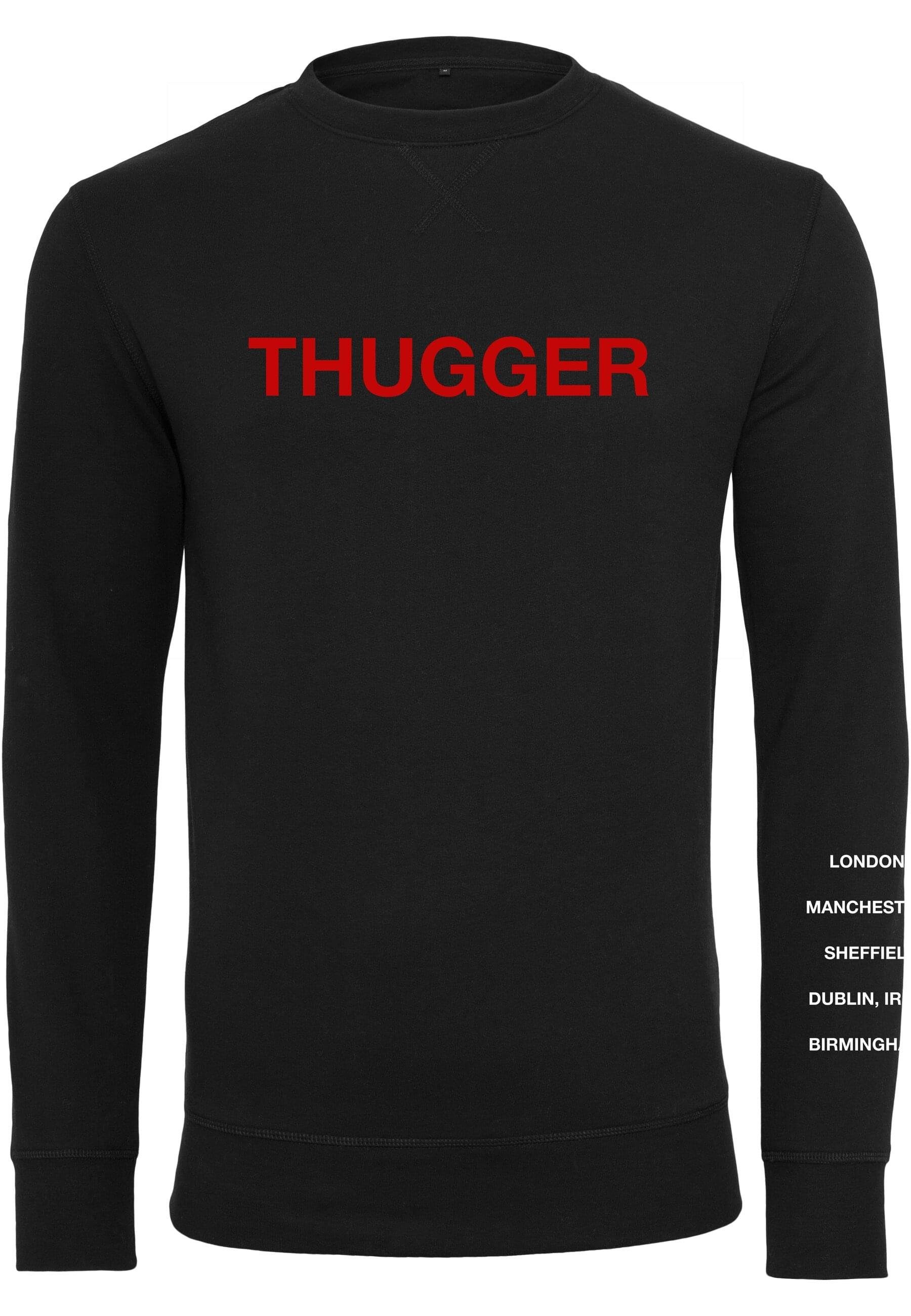 Rundhalspullover Merchcode Herren Thugger Childrose Crewneck