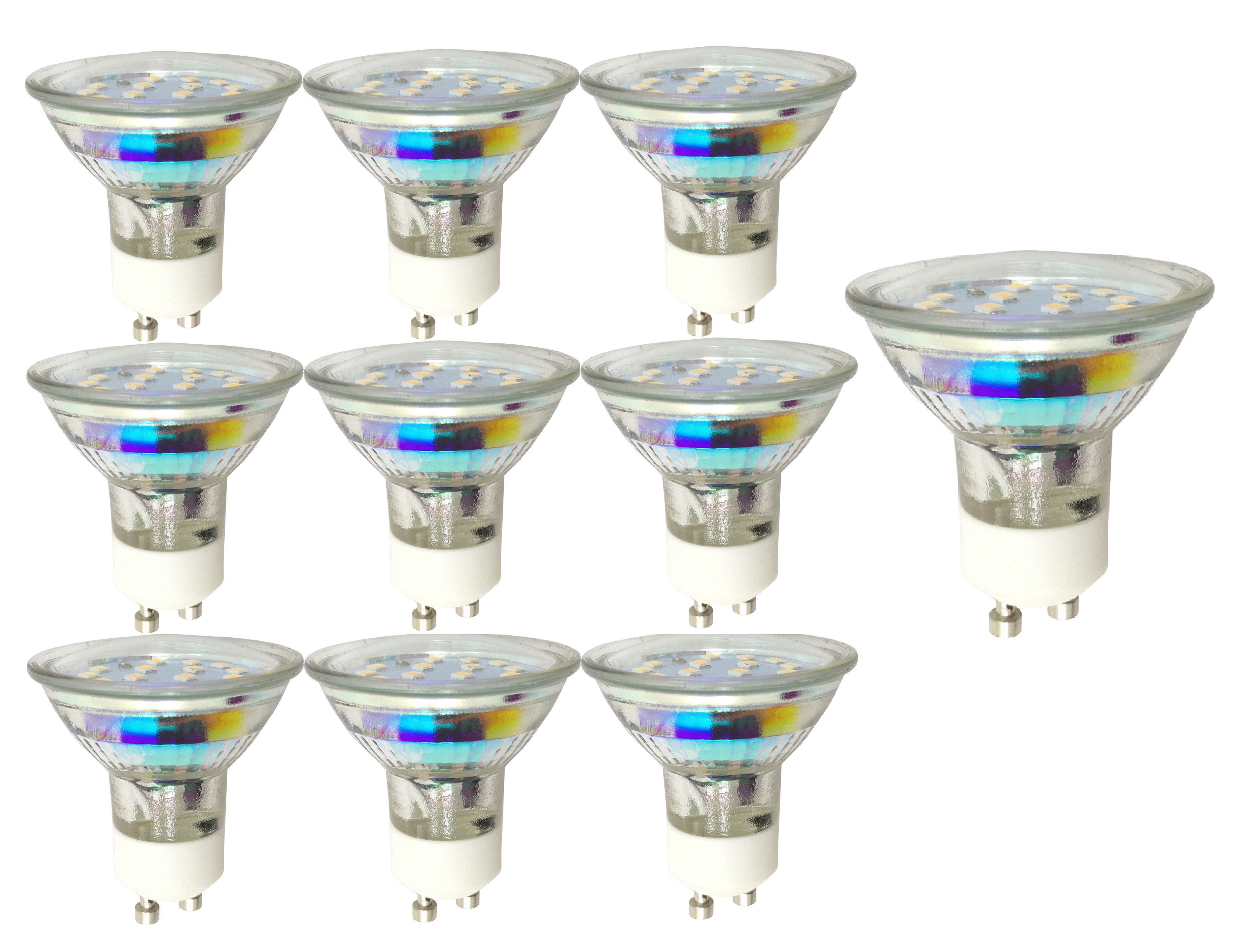 TRANGO LED-Leuchtmittel, 10er Pack GU1015SD-10 dimmbare günstig online kaufen