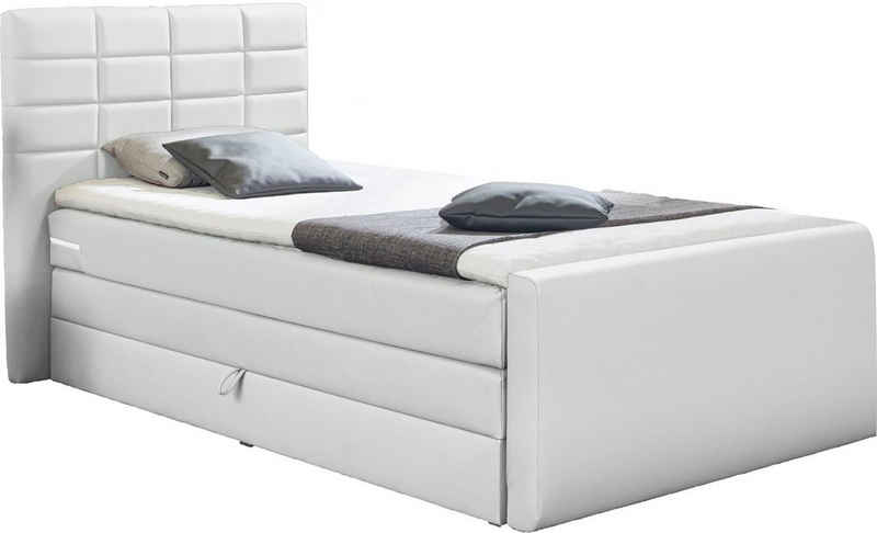 INOSIGN Boxspringbett Lethbridge, inkl. Bettkasten und Topper, zwei Matratzenarten in H2