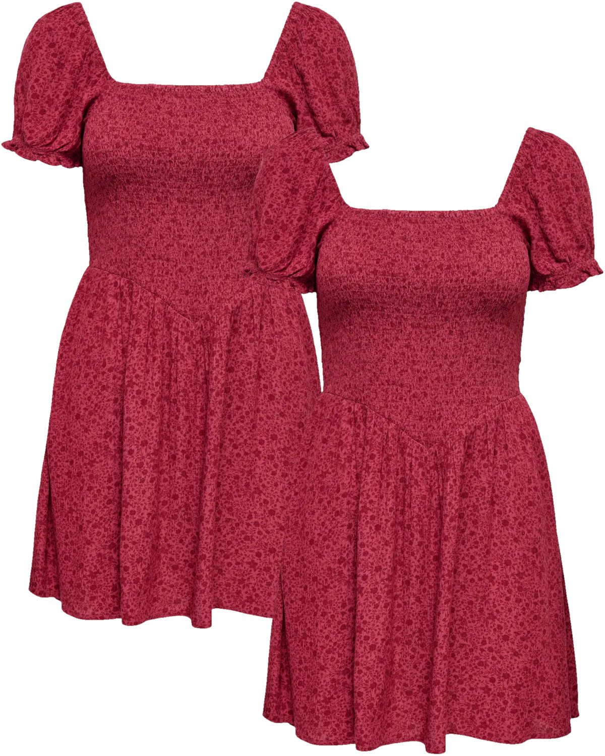 ONLY Minikleid (Set, 2er-Pack) florales Muster günstig online kaufen